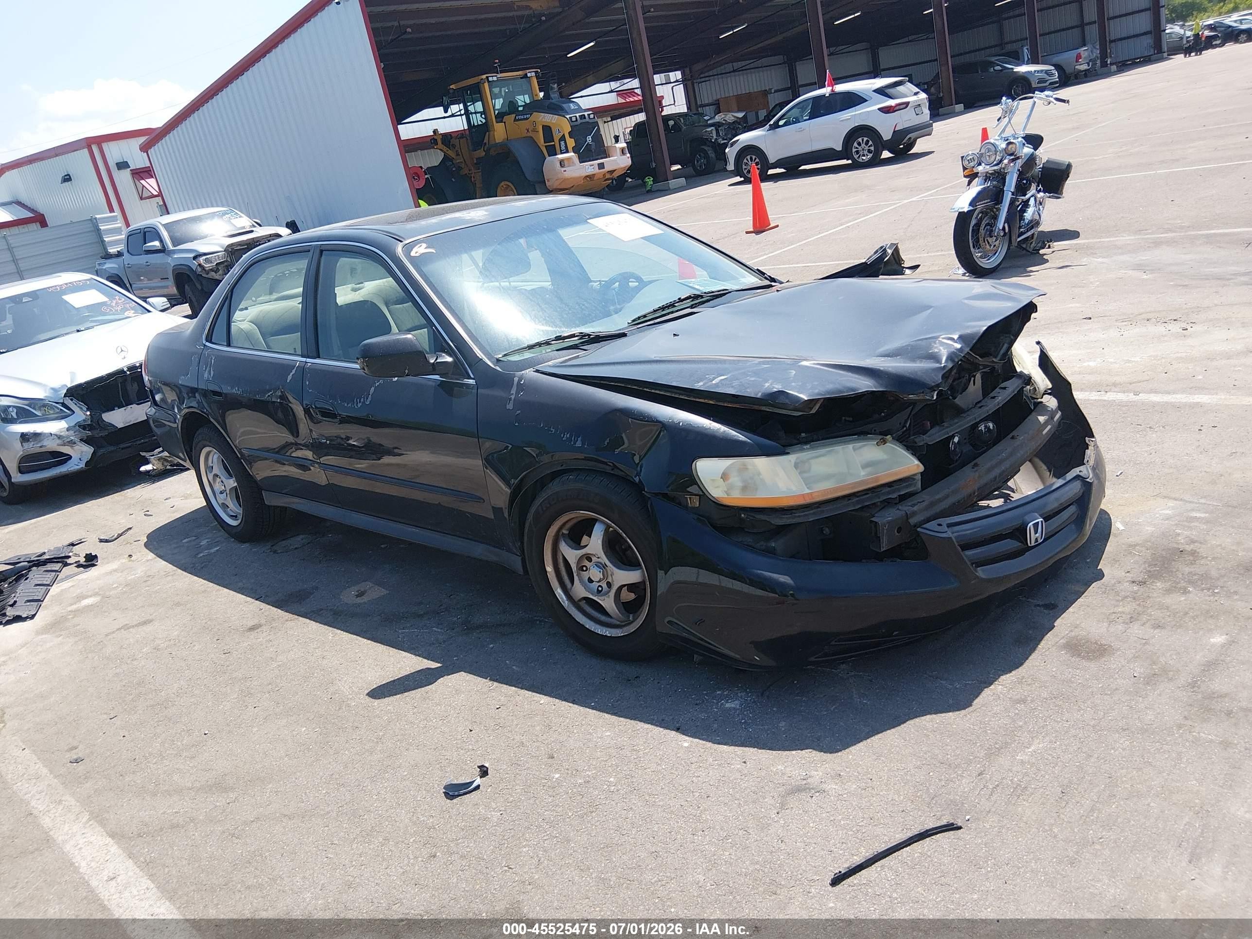 2002 Honda Accord 2.3 Ex/2.3 Se Black vin: JHMCG66882C005374