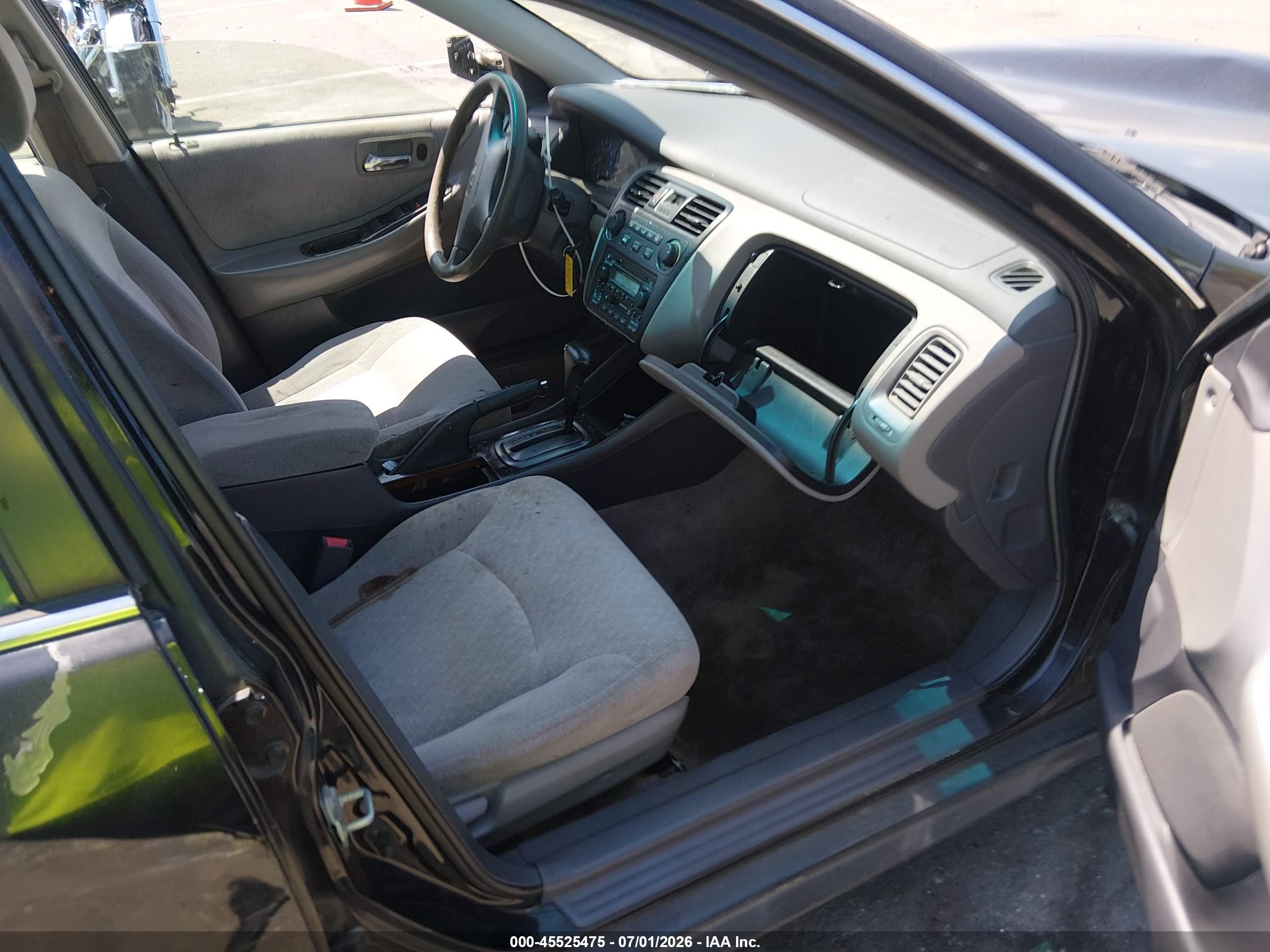 2002 Honda Accord 2.3 Ex/2.3 Se Black vin: JHMCG66882C005374