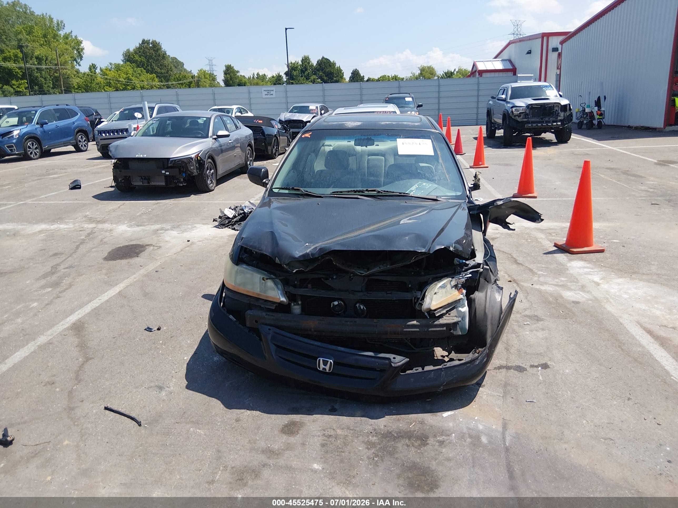 2002 Honda Accord 2.3 Ex/2.3 Se Black vin: JHMCG66882C005374