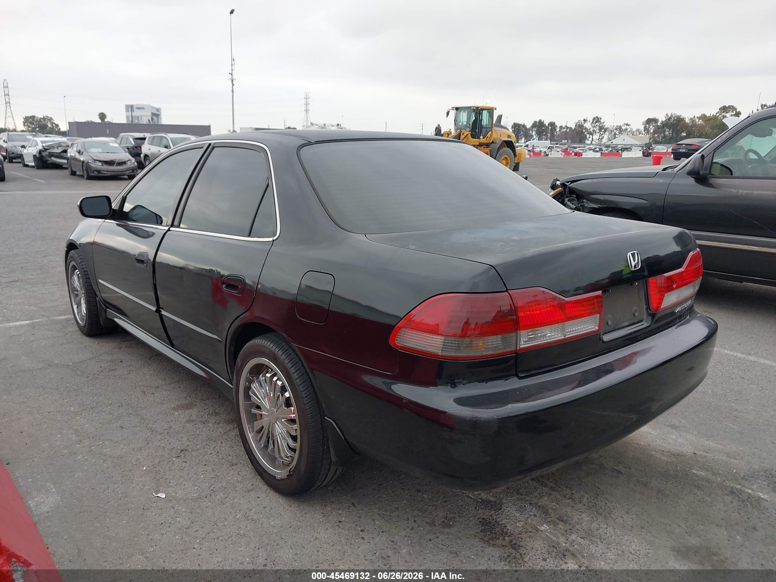 2002 Honda Accord 2.3 Ex/2.3 Se Black vin: JHMCG66882C017198