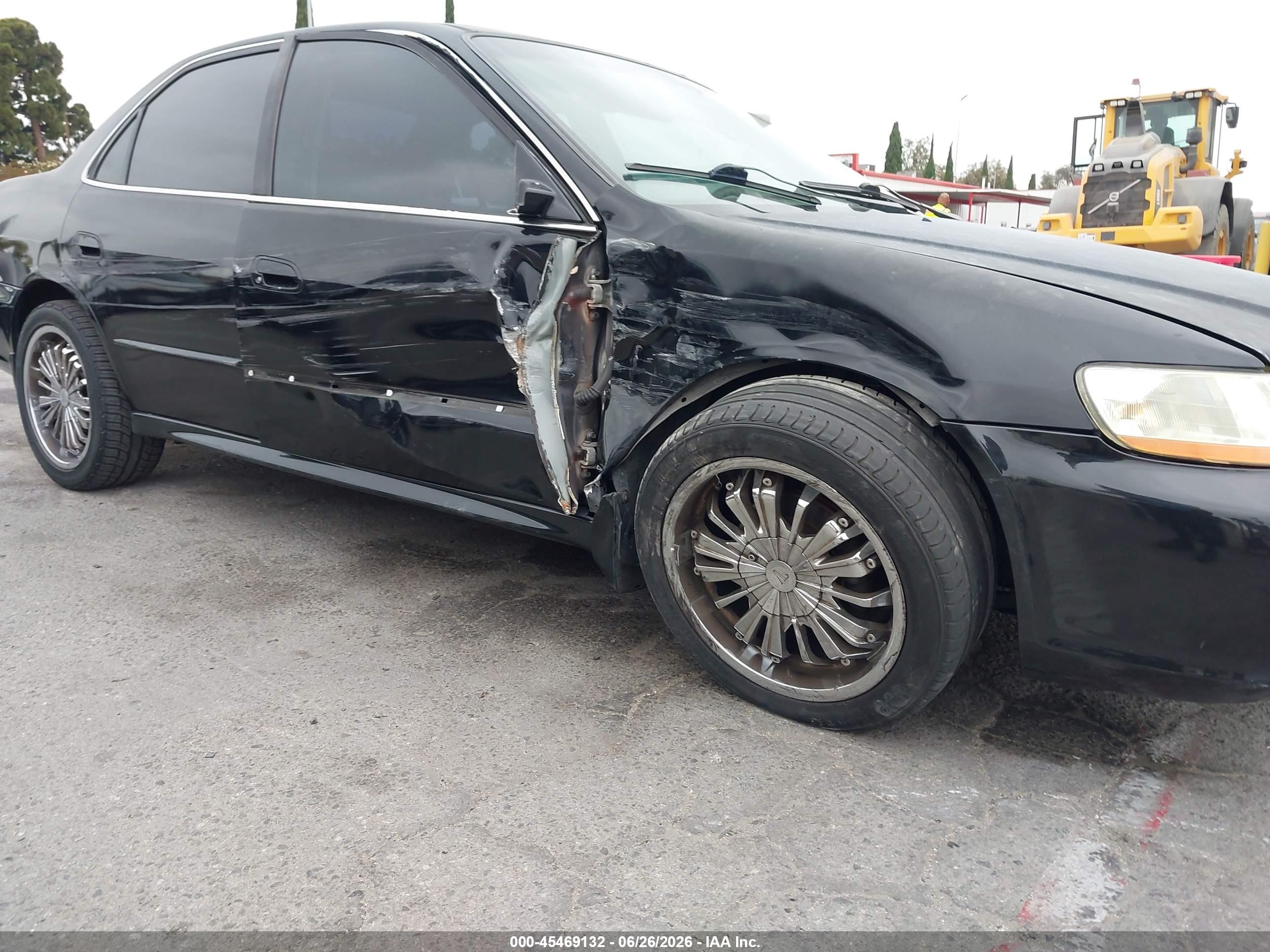 2002 Honda Accord 2.3 Ex/2.3 Se Black vin: JHMCG66882C017198
