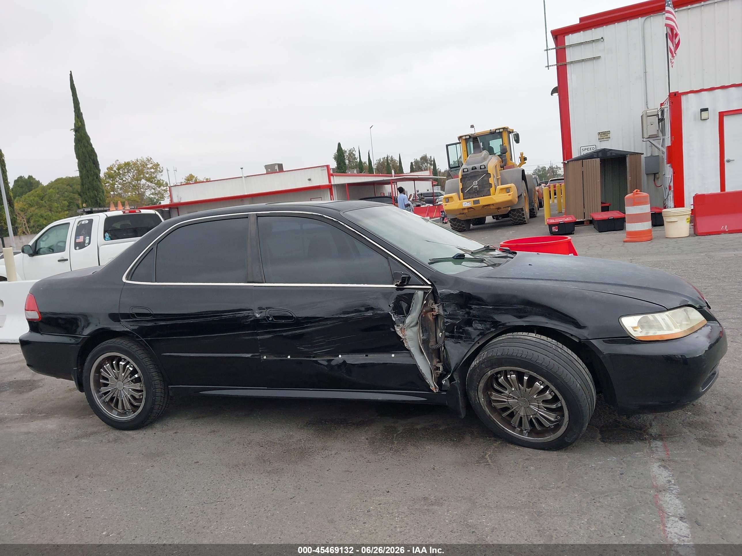 2002 Honda Accord 2.3 Ex/2.3 Se Black vin: JHMCG66882C017198