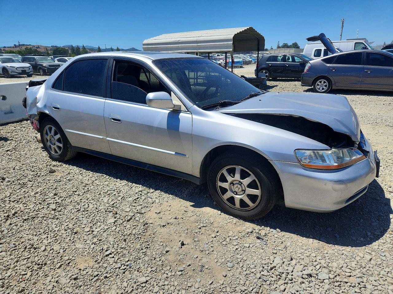 2002 Honda Accord Ex Silver vin: JHMCG66892C014052