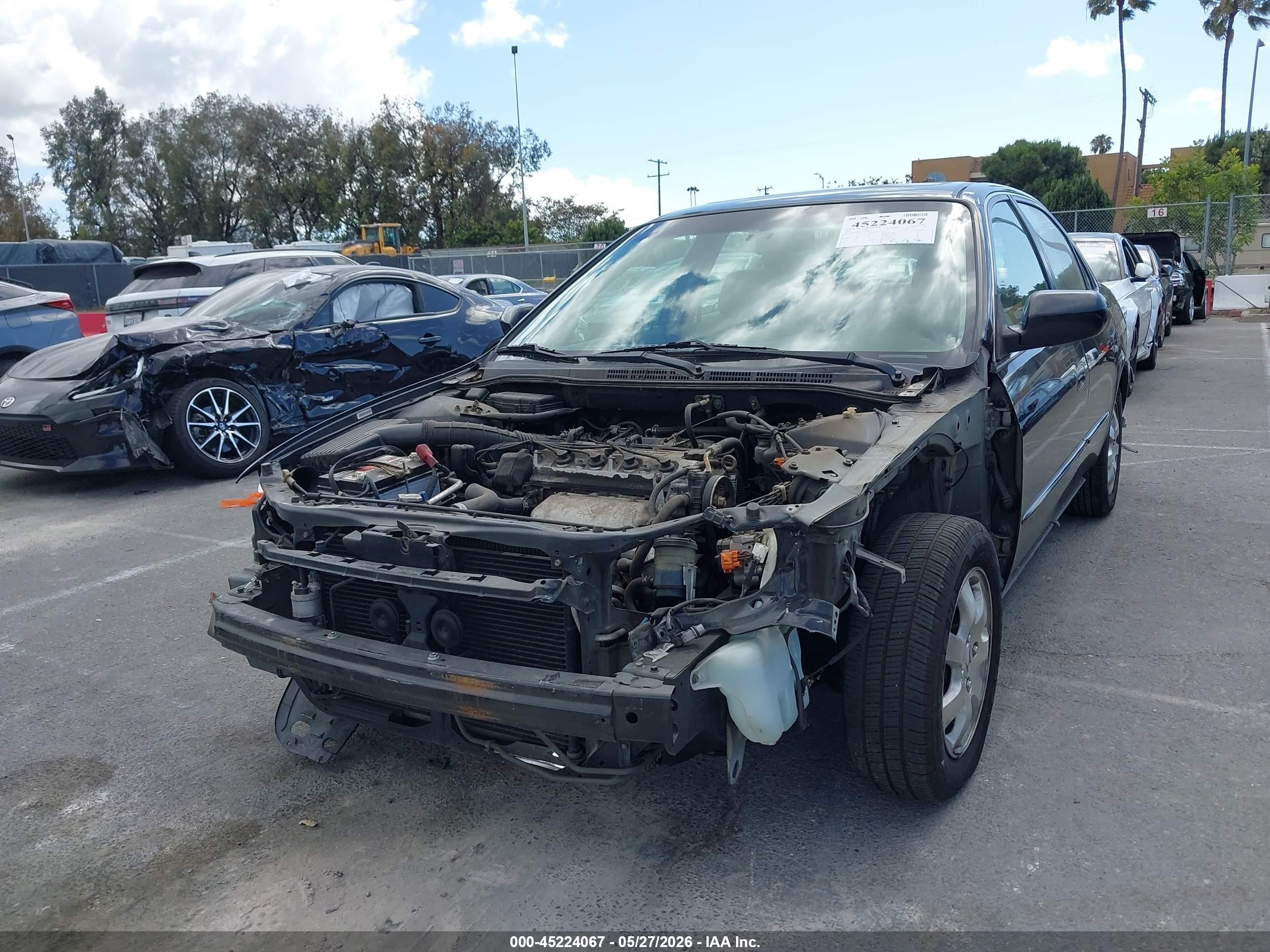 2001 Honda Accord 2.3 Ex Black vin: JHMCG668X1C013006