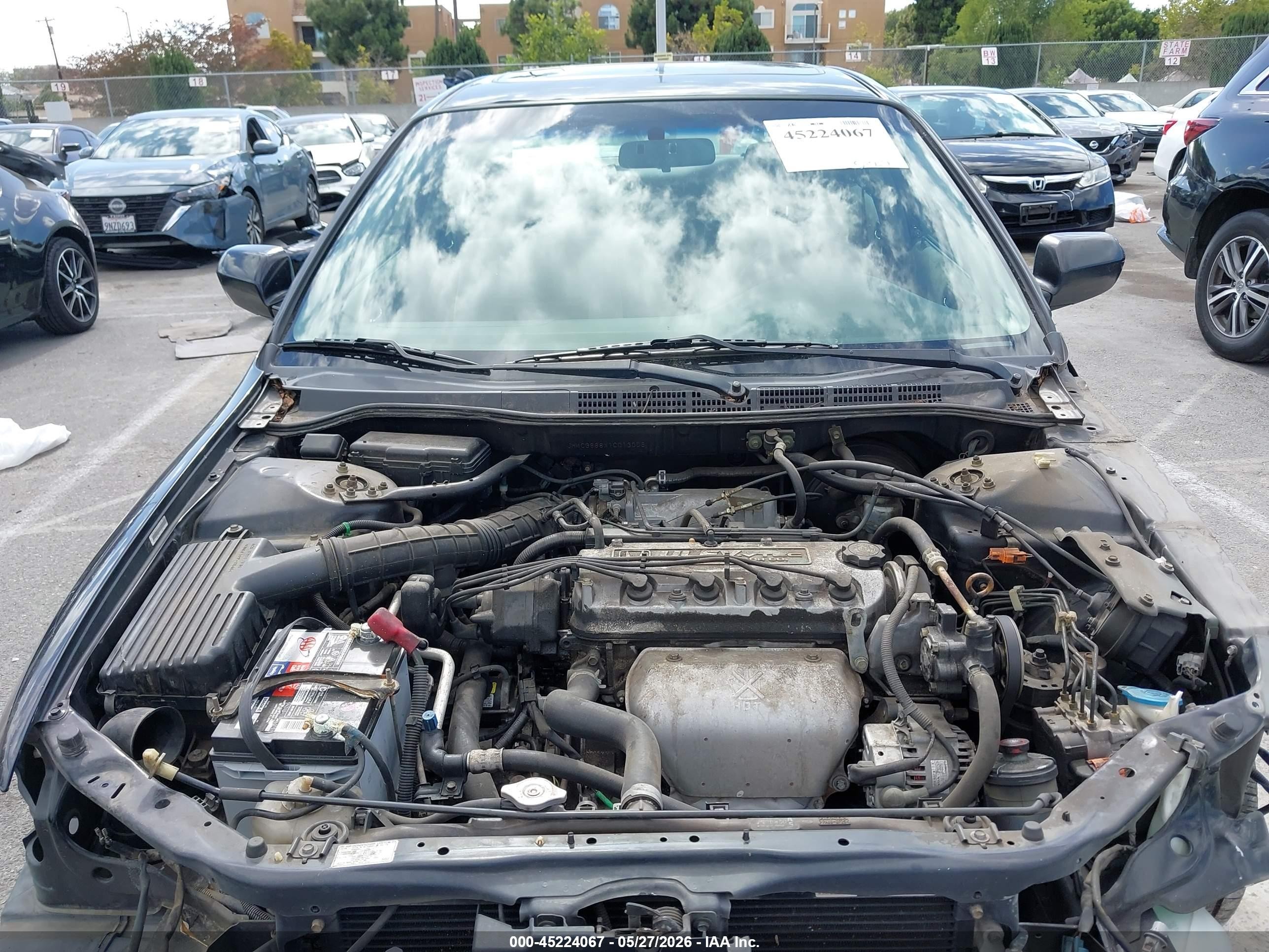2001 Honda Accord 2.3 Ex Black vin: JHMCG668X1C013006
