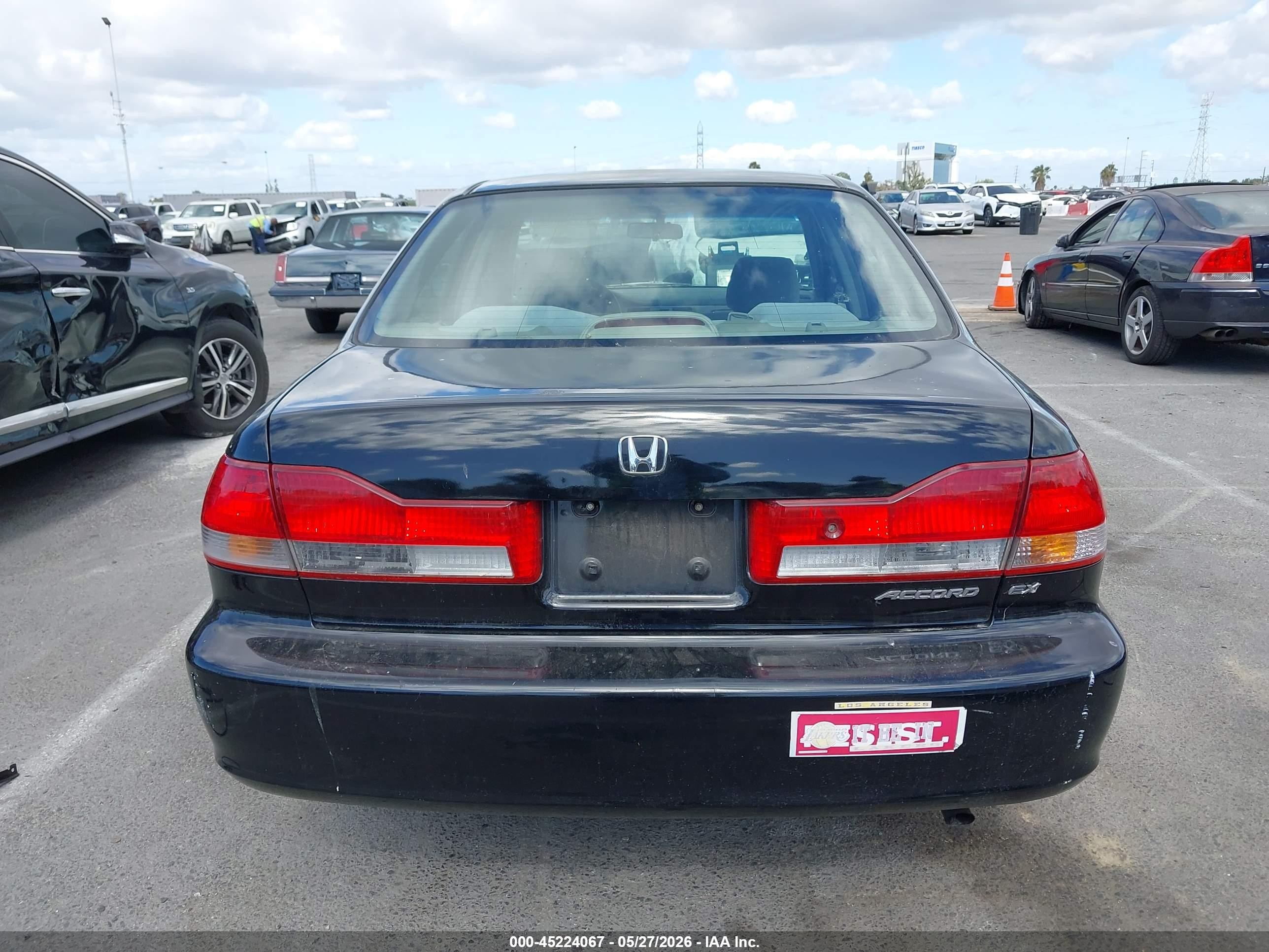 2001 Honda Accord 2.3 Ex Black vin: JHMCG668X1C013006