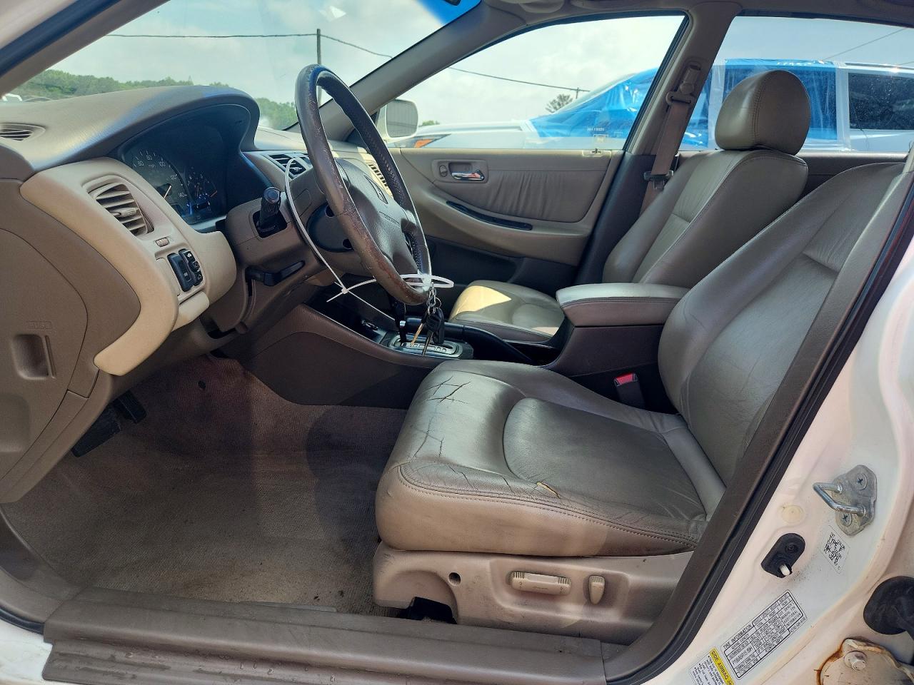 2001 Honda Accord Ex White vin: JHMCG668X1C021106
