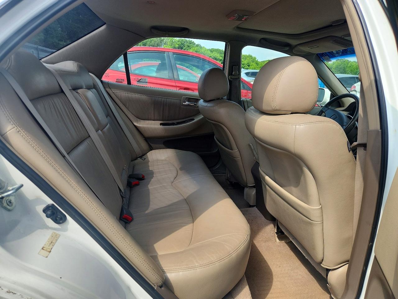 2001 Honda Accord Ex White vin: JHMCG668X1C021106