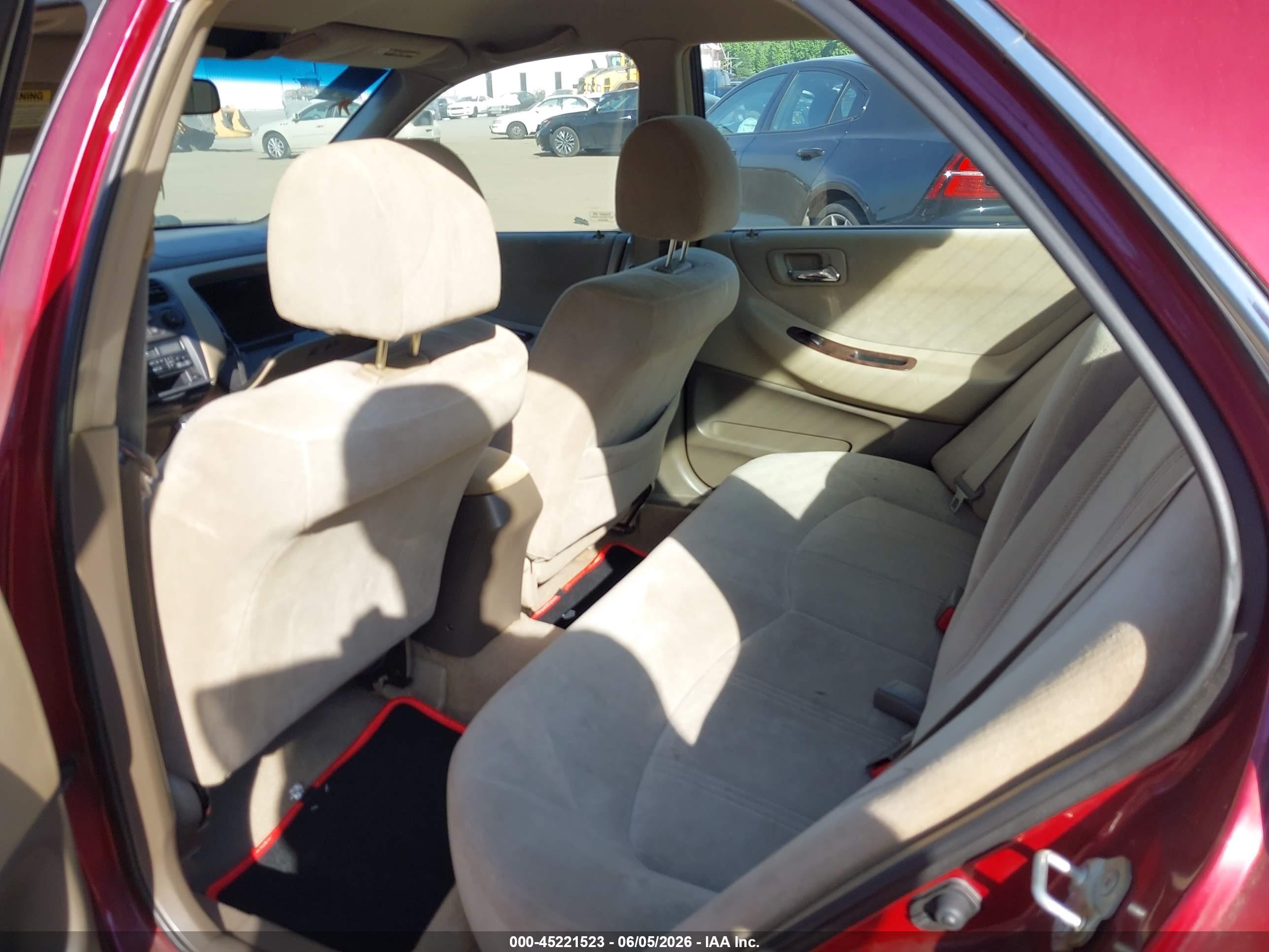 2000 Honda Accord 2.3 Se Red vin: JHMCG6690YC011302