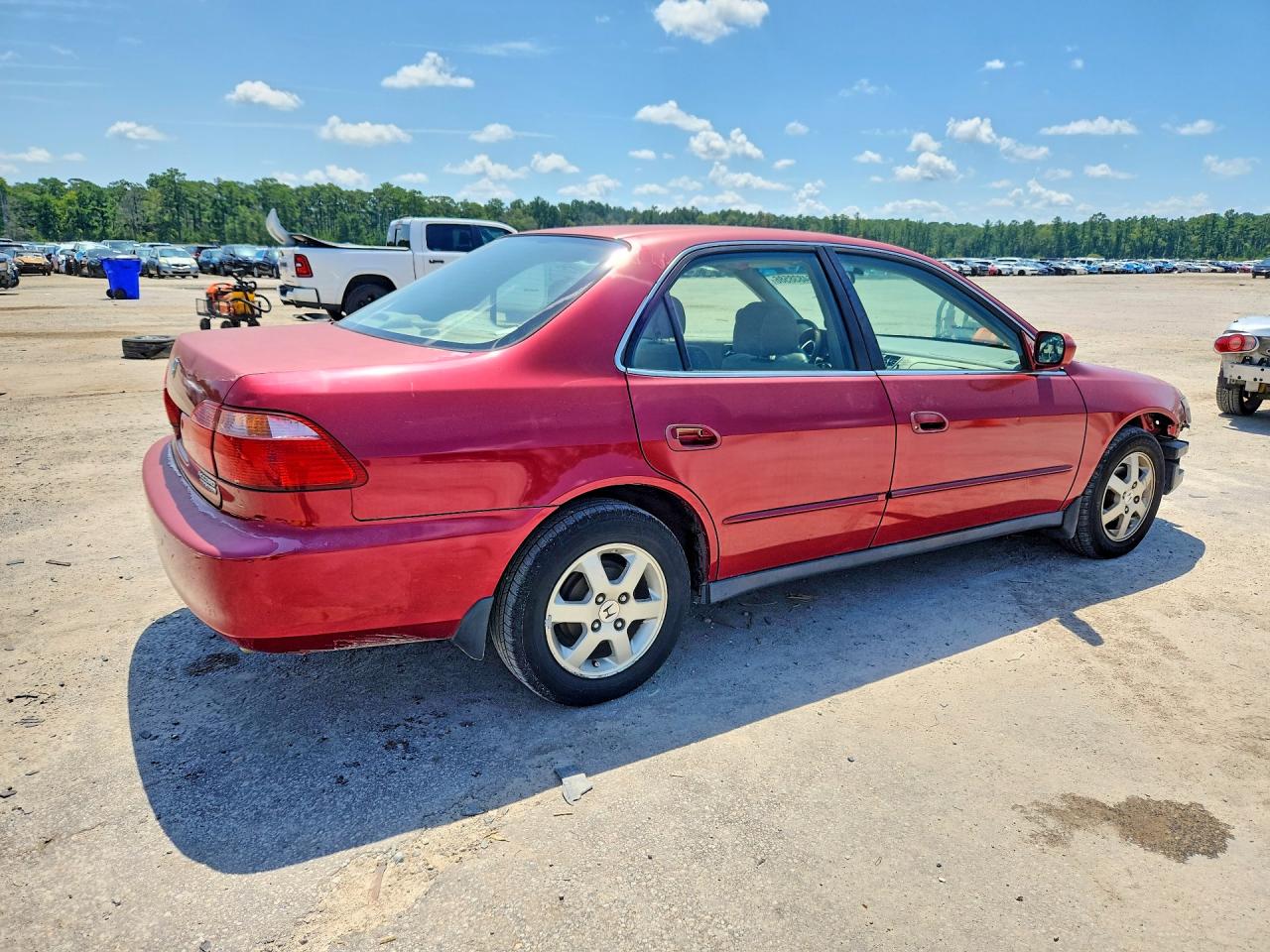 2000 Honda Accord Se Red vin: JHMCG6696YC014396