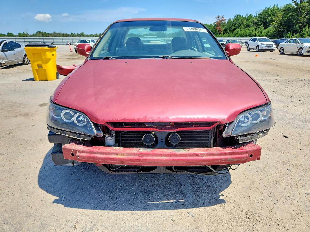 2000 Honda Accord Se Red vin: JHMCG6696YC014396