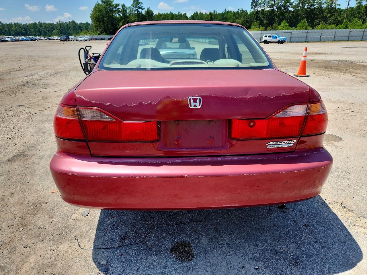 2000 Honda Accord Se Red vin: JHMCG6696YC014396