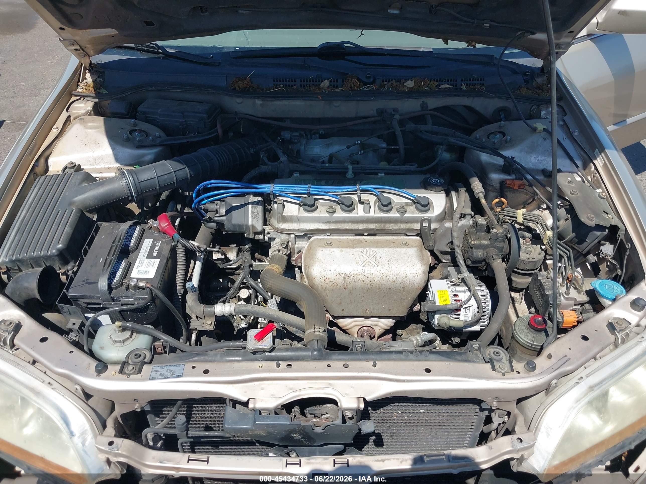 2000 Honda Accord 2.3 Se Gold vin: JHMCG6697YC025293