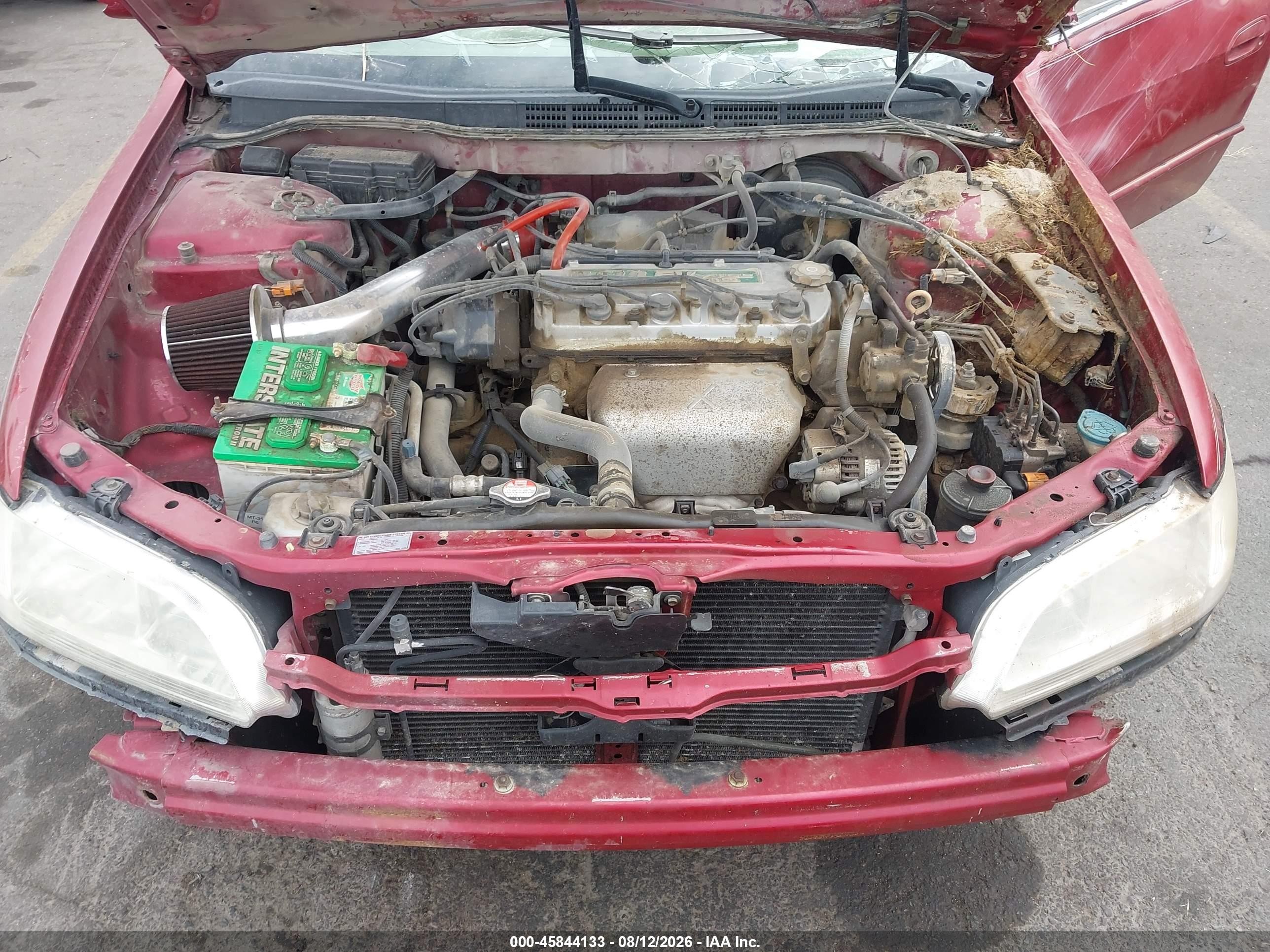 2000 Honda Accord 2.3 Se Red vin: JHMCG6698YC006445