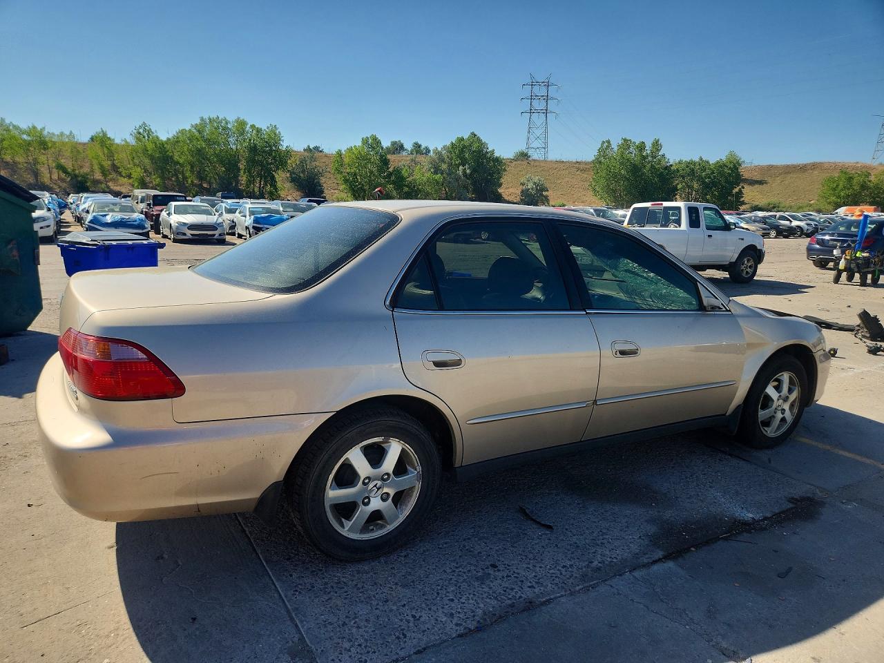 2000 Honda Accord Se Beige vin: JHMCG669XYC008777