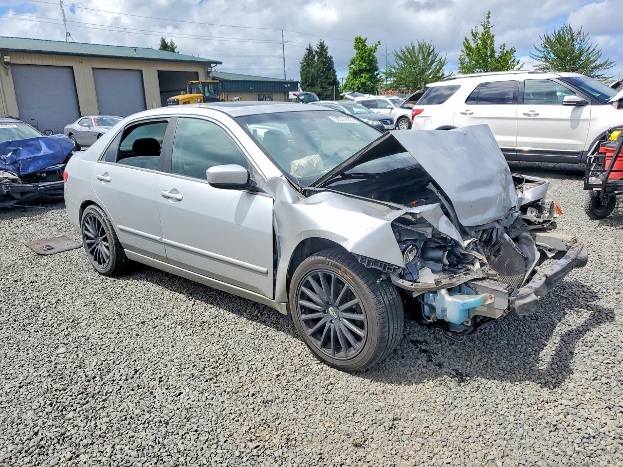 2003 Honda Accord Ex Серый vin: JHMCM55603C020424