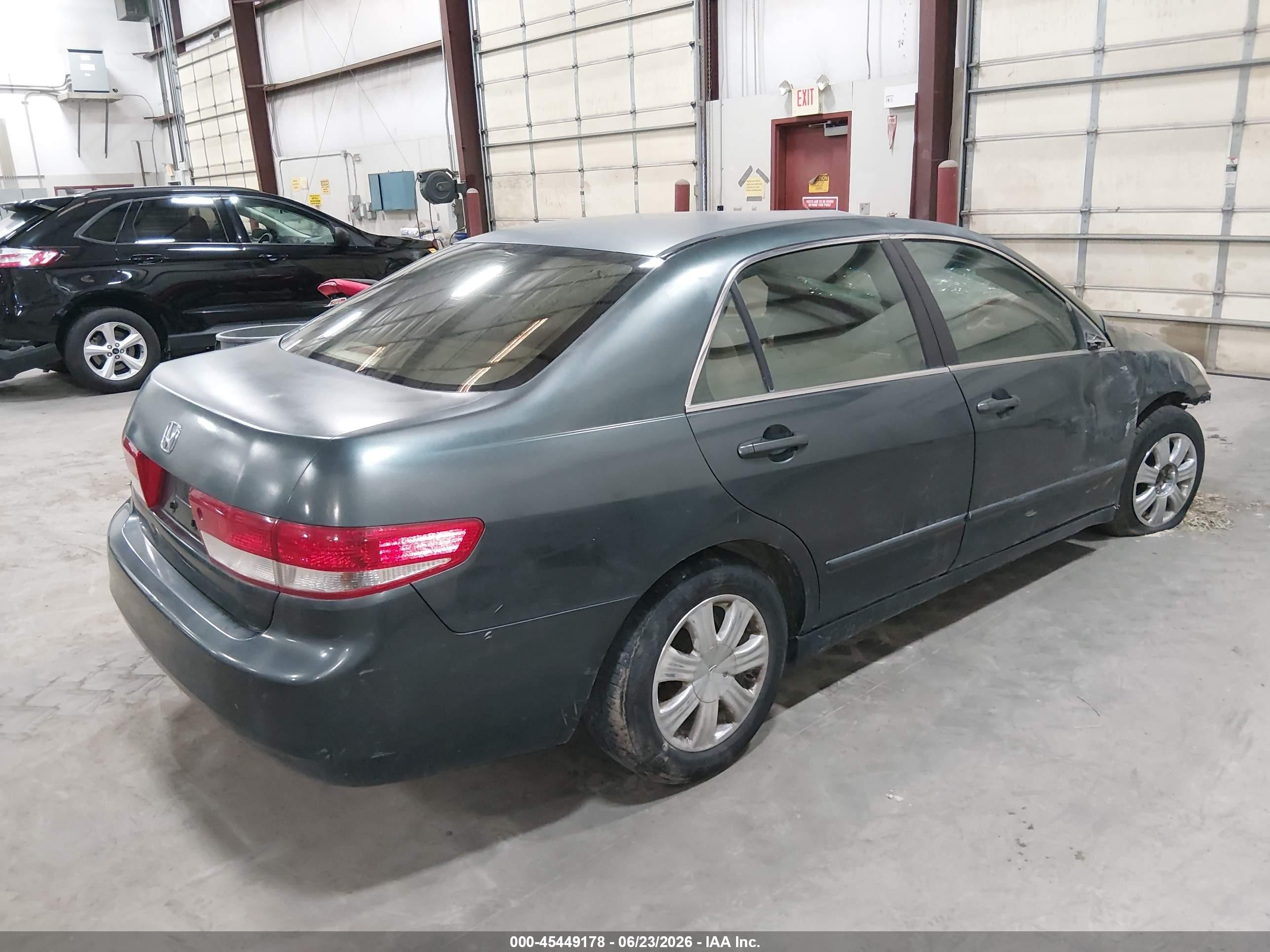 2004 Honda Accord 2.4 Ex Green vin: JHMCM55614C023978