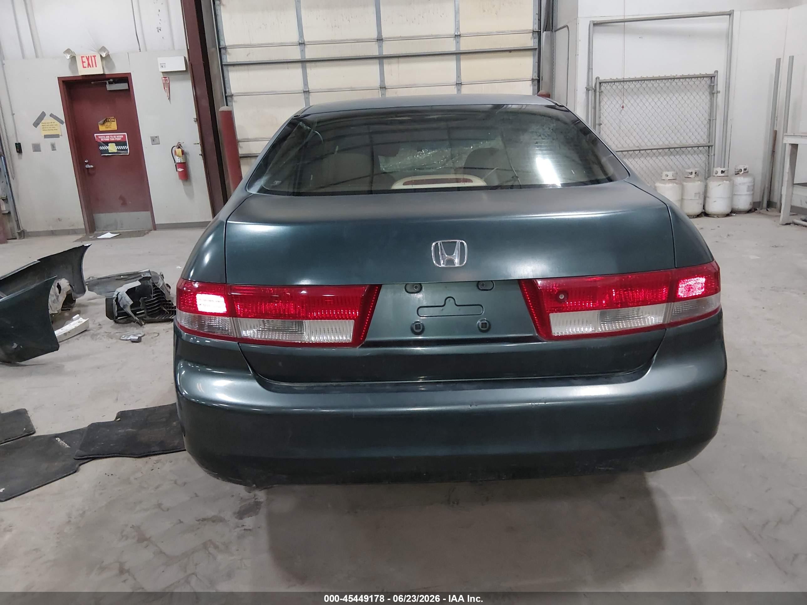 2004 Honda Accord 2.4 Ex Green vin: JHMCM55614C023978