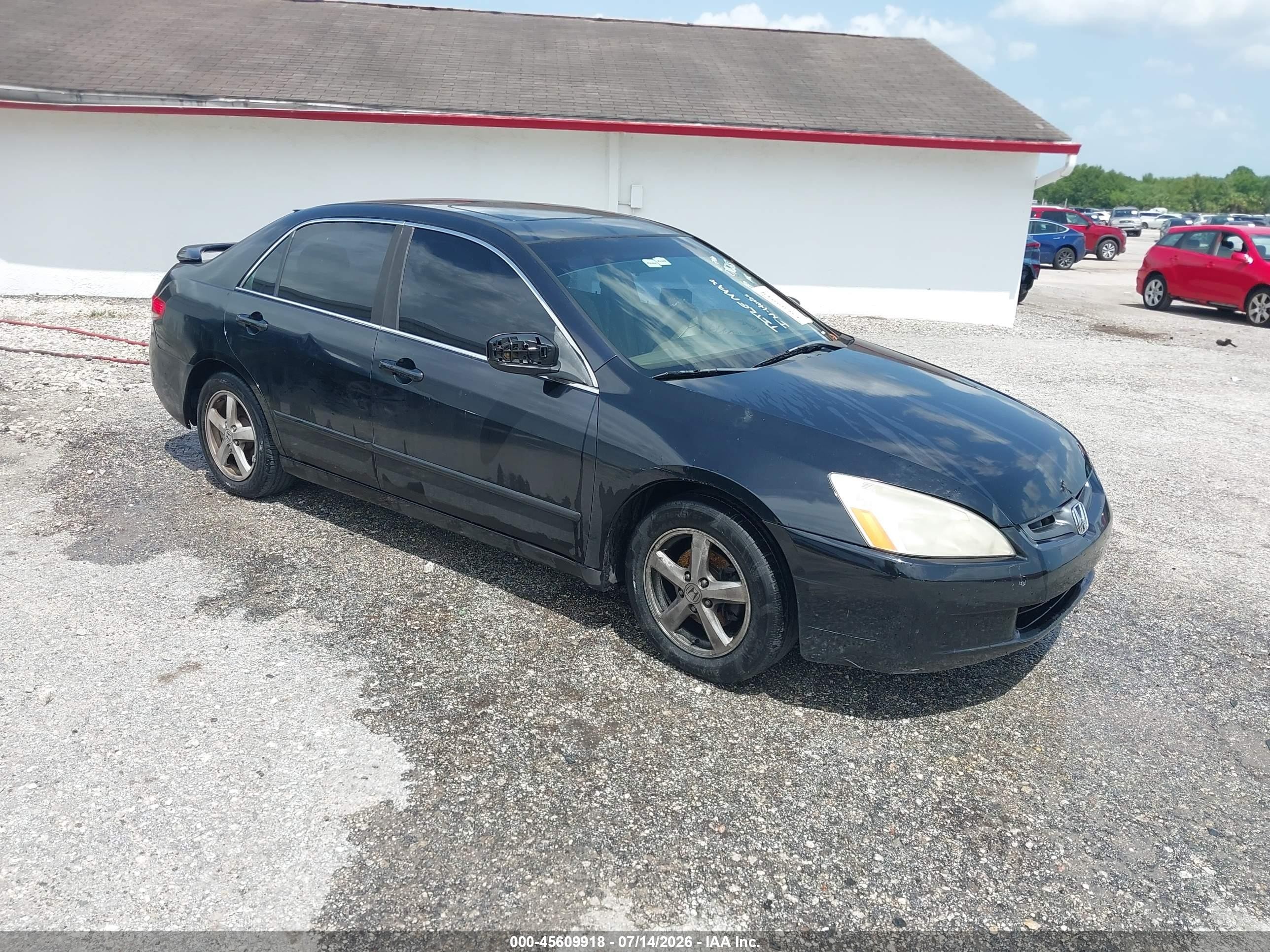 2003 Honda Accord 2.4 Ex Синий vin: JHMCM55643C046265