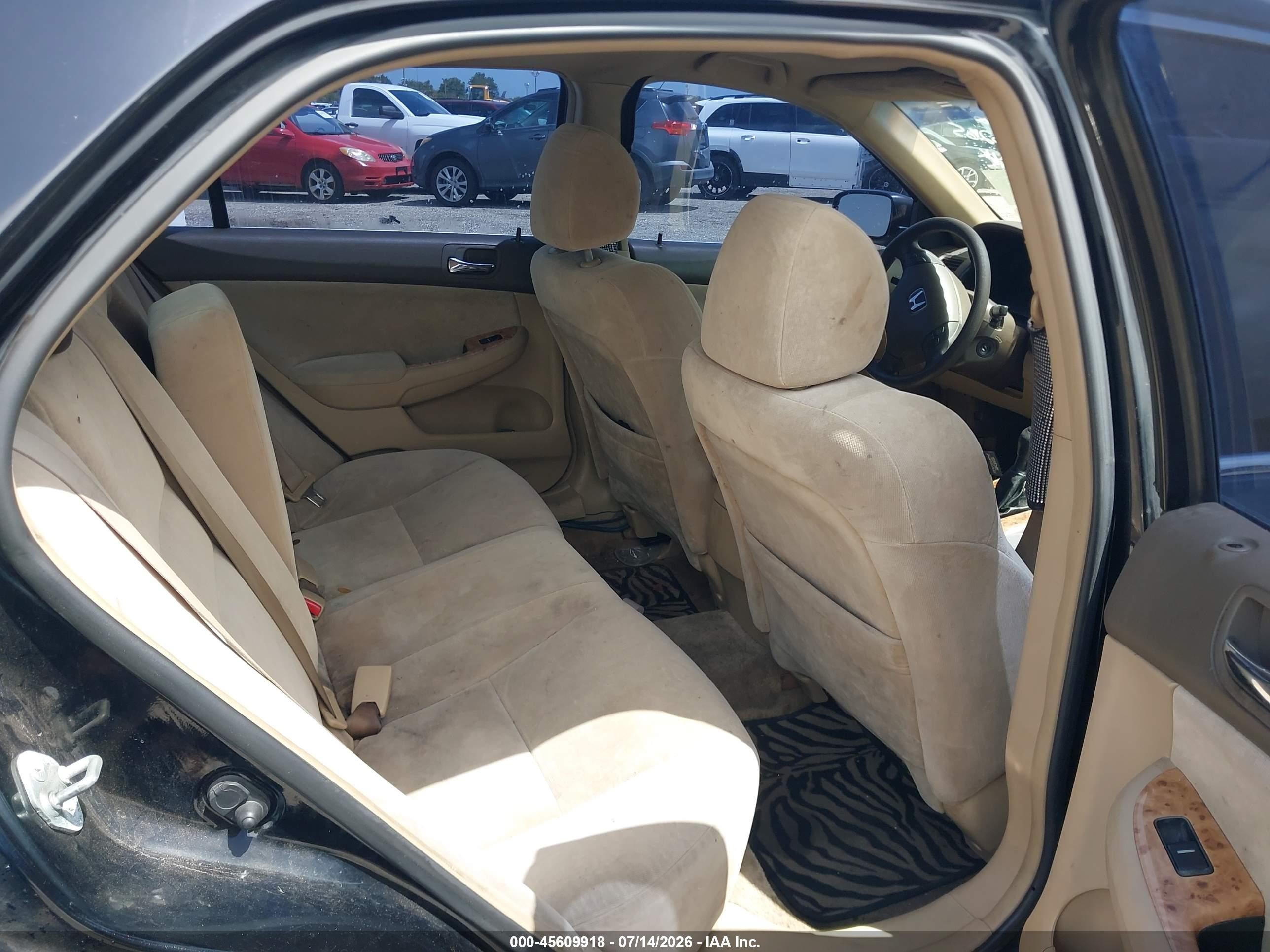 2003 Honda Accord 2.4 Ex Blue vin: JHMCM55643C046265