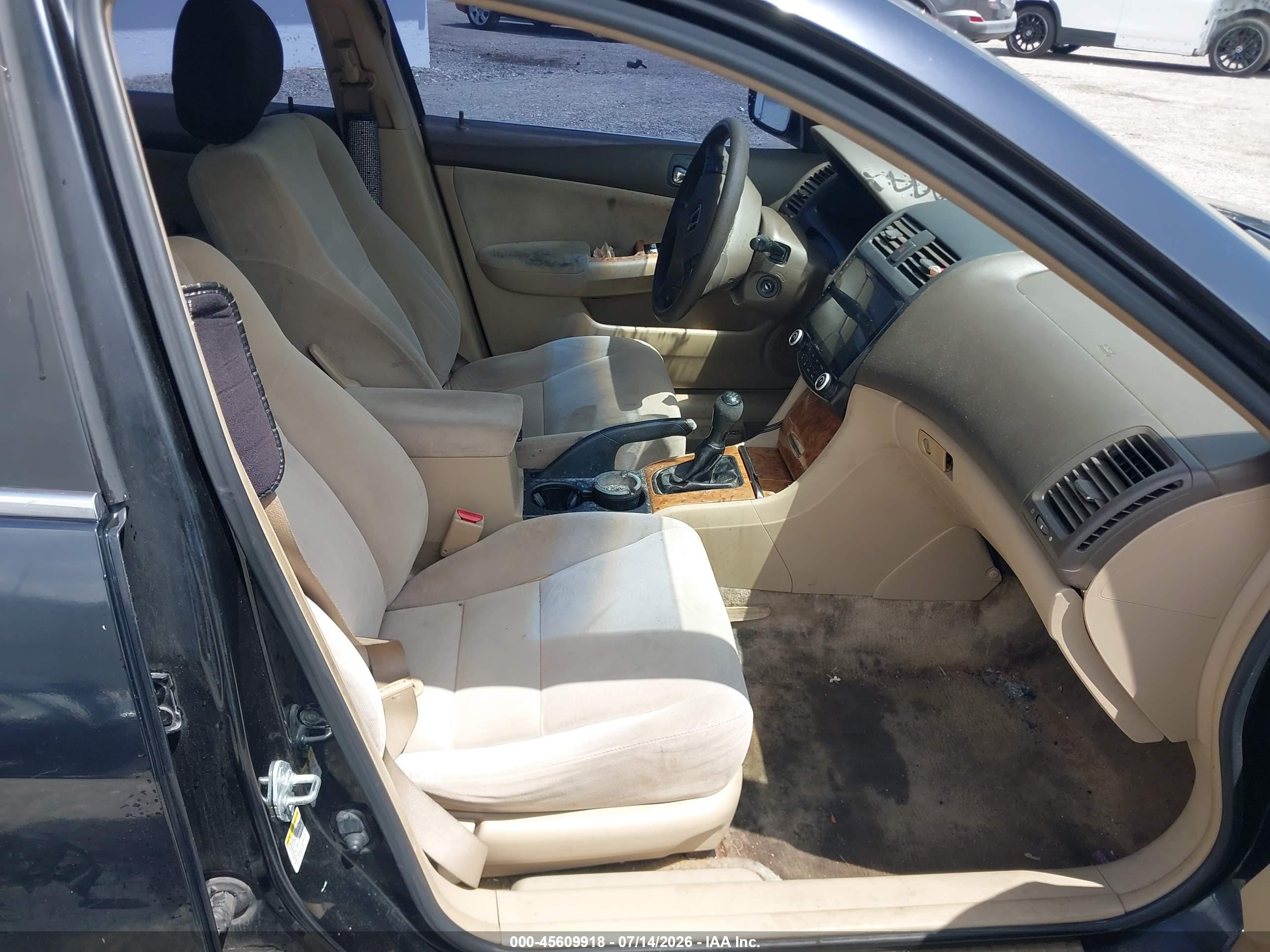 2003 Honda Accord 2.4 Ex Blue vin: JHMCM55643C046265