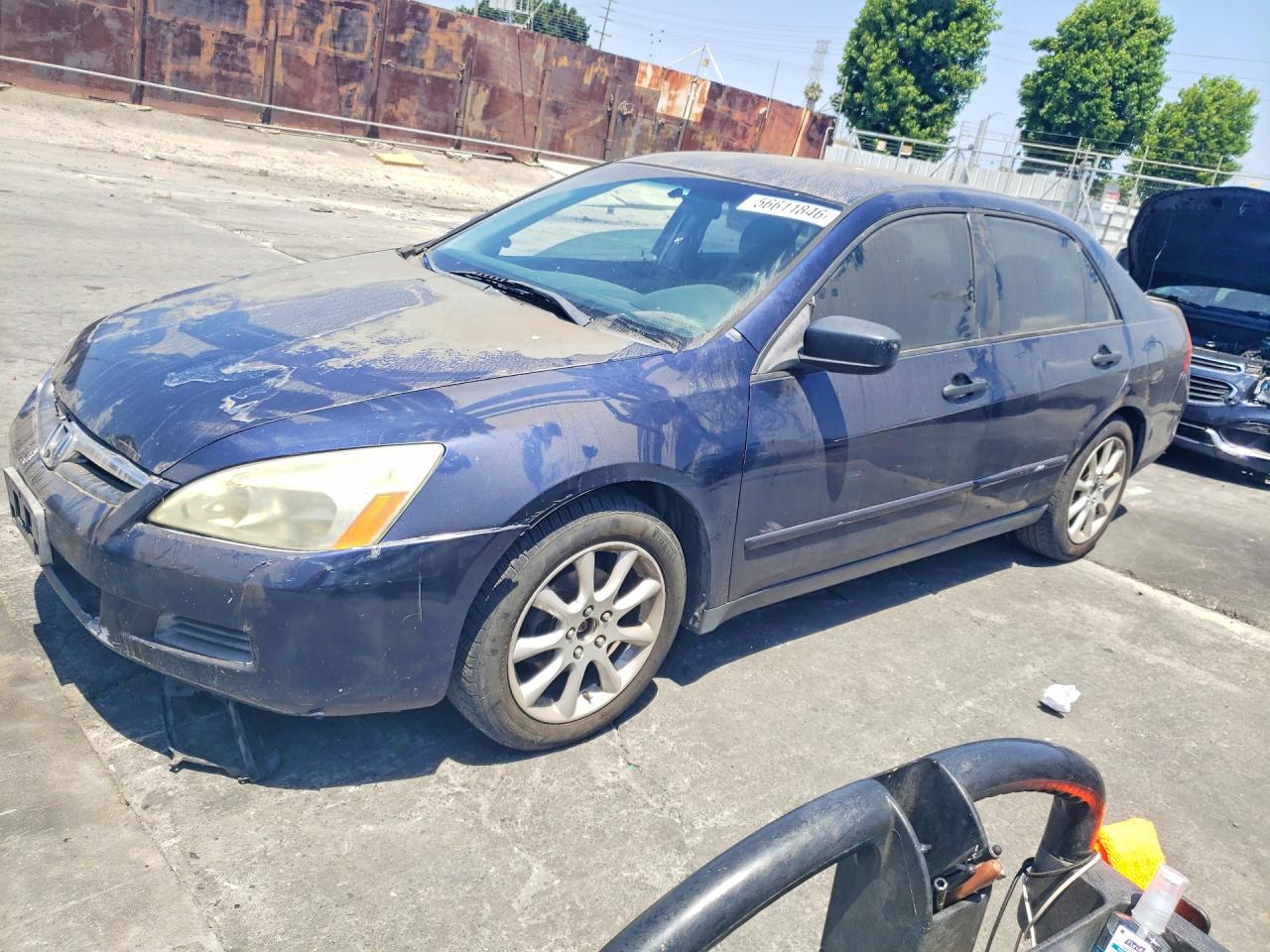 2006 Honda Accord Value Blue vin: JHMCM56106C002402