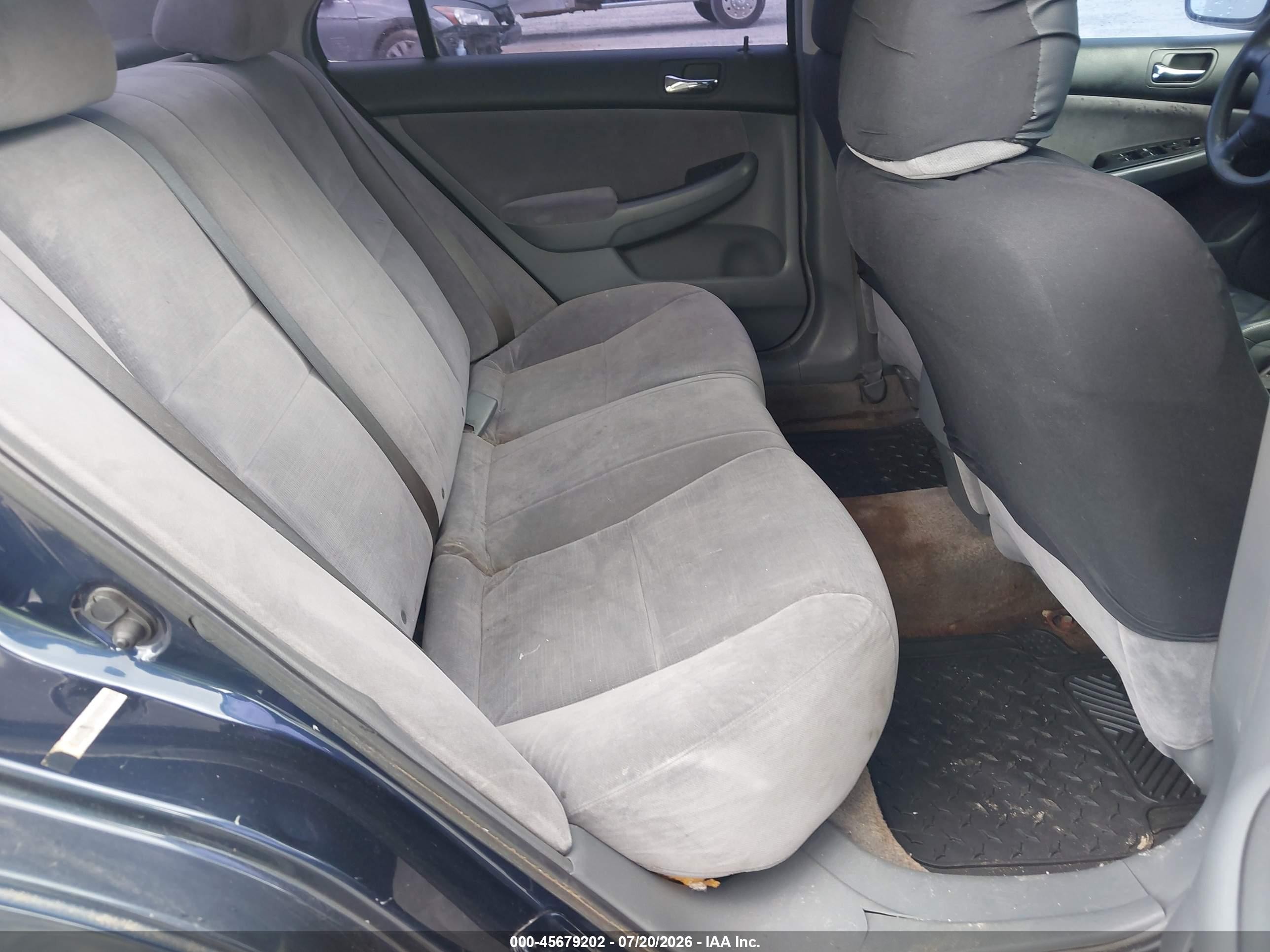 2007 Honda Accord 2.4 Vp Blue vin: JHMCM56107C008377