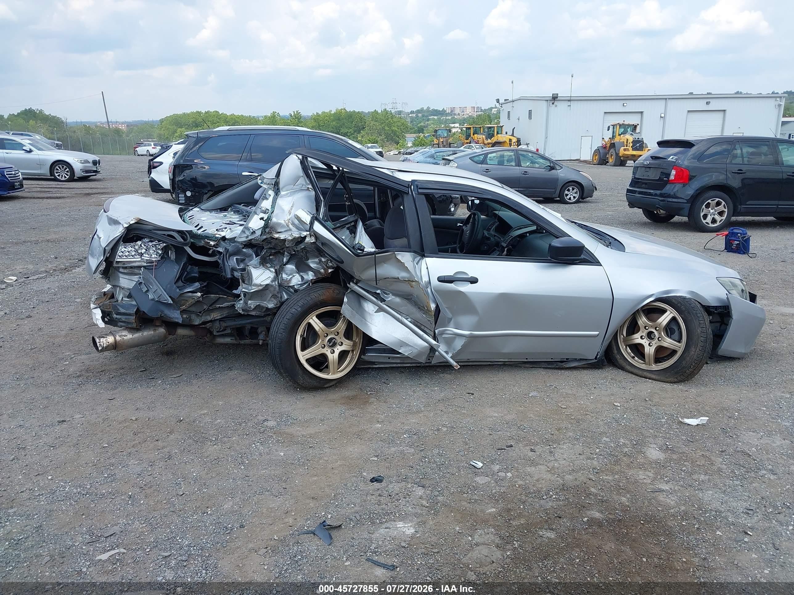 2006 Honda Accord 2.4 Vp Gray vin: JHMCM56116C007964