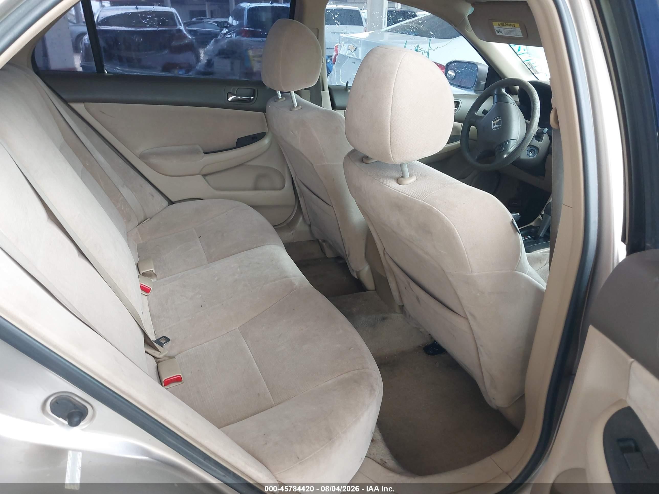 2007 Honda Accord 2.4 Vp Tan vin: JHMCM56137C018837