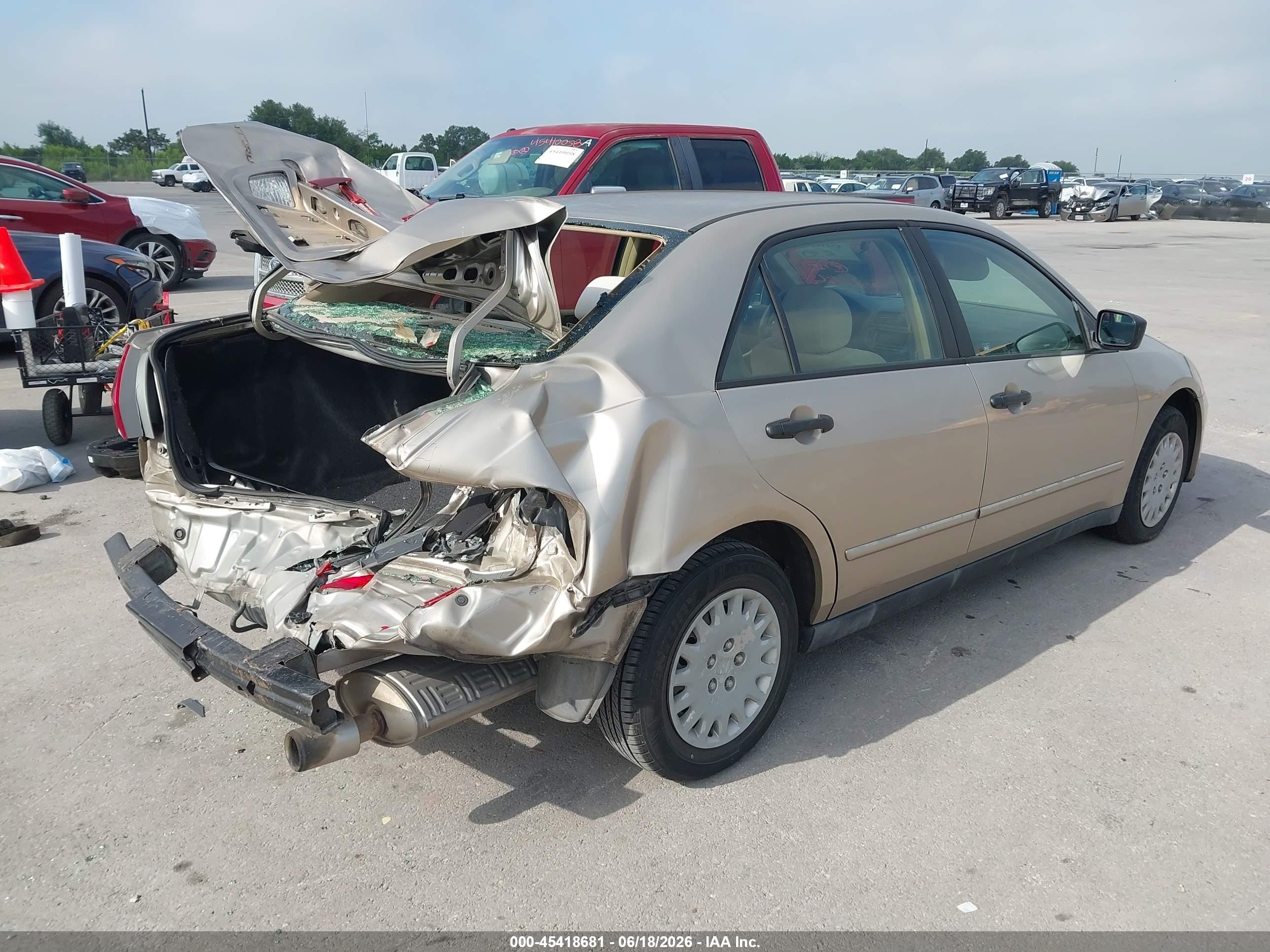 2007 Honda Accord 2.4 Vp Gold vin: JHMCM56147C010374