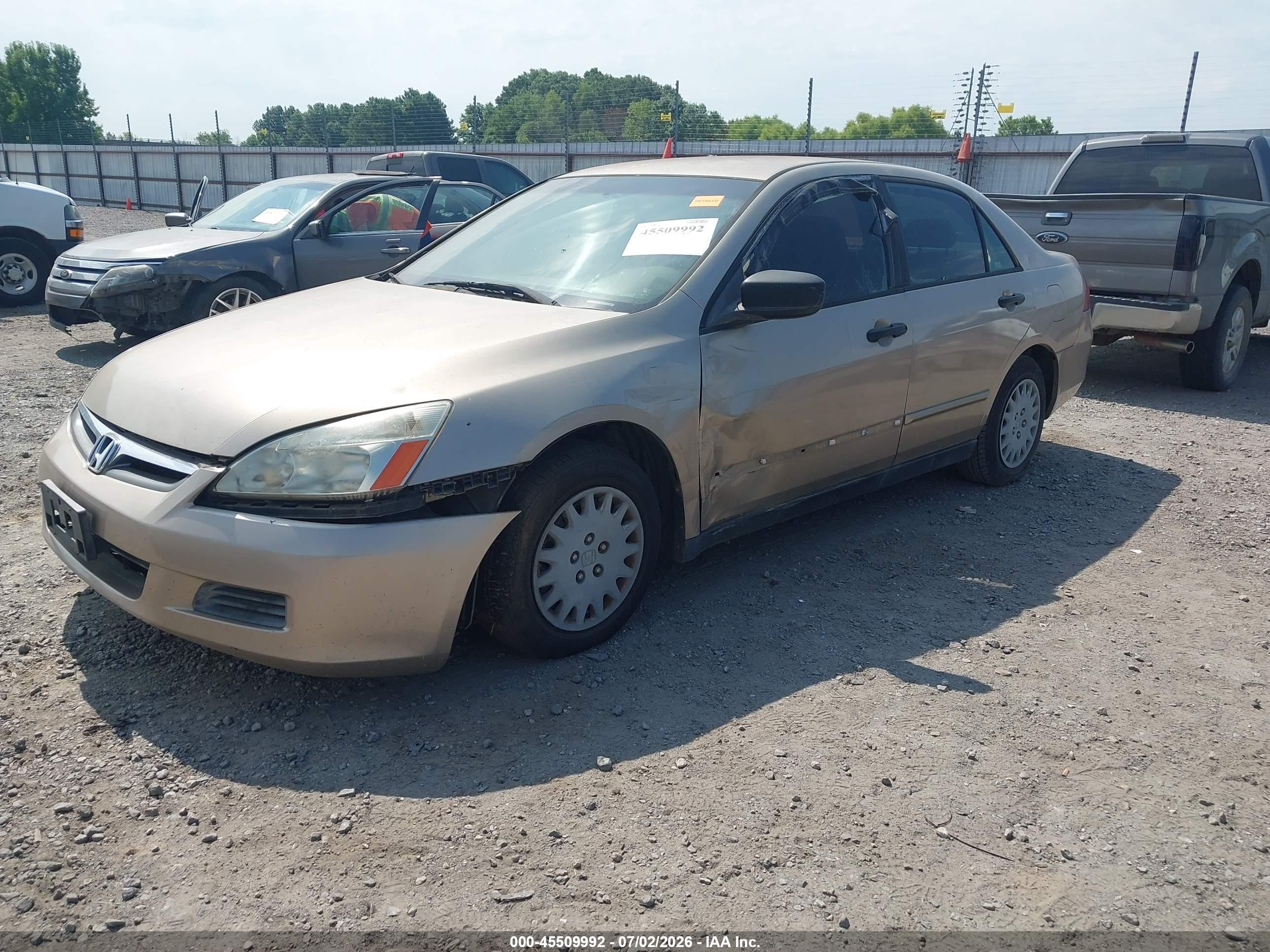 2006 Honda Accord 2.4 Vp Gold vin: JHMCM56156C000354