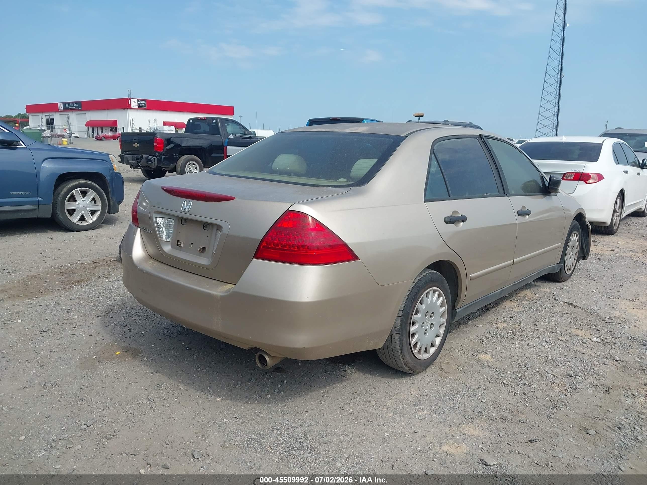 2006 Honda Accord 2.4 Vp Gold vin: JHMCM56156C000354