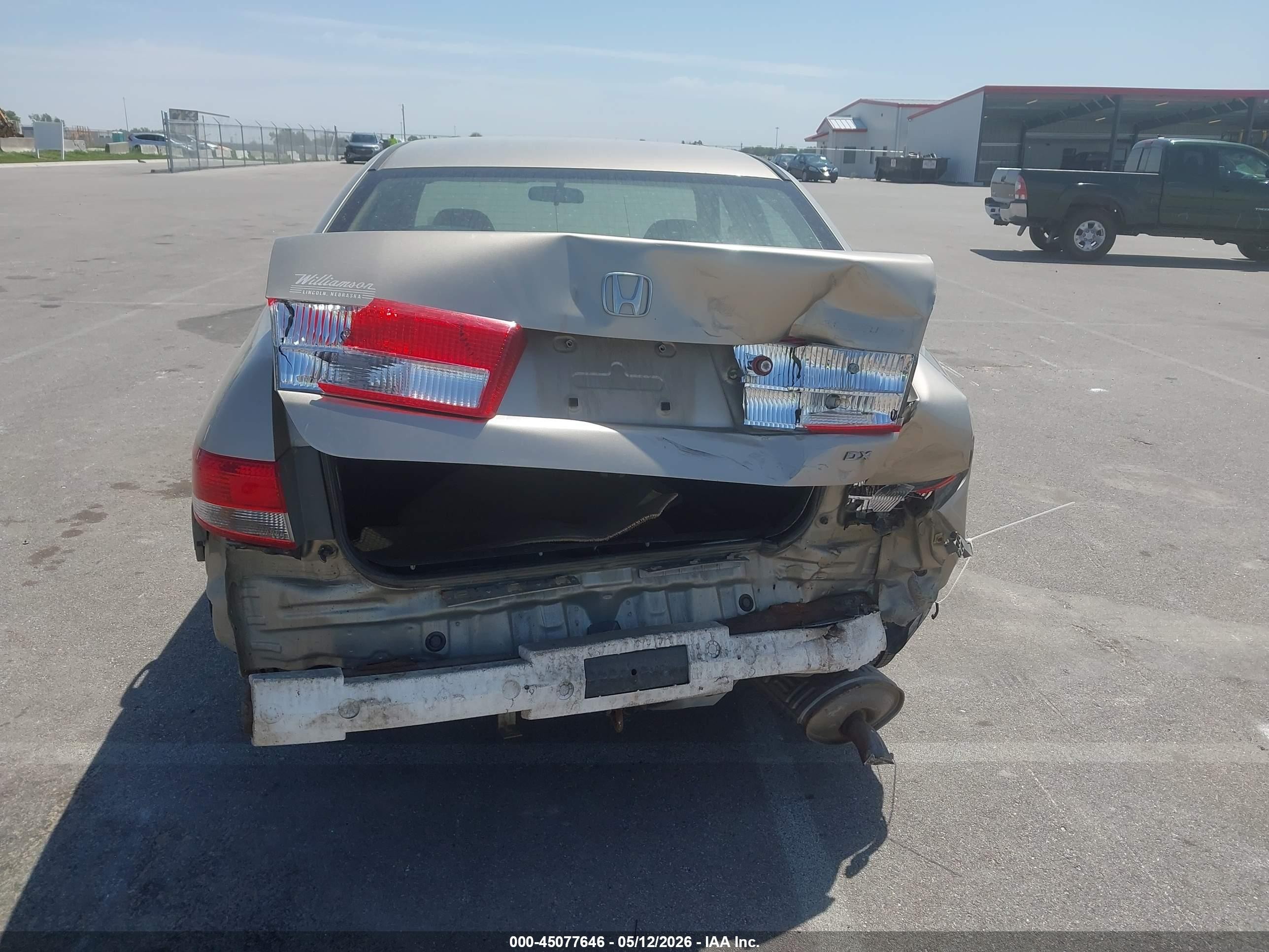 2003 Honda Accord 2.4 Dx Tan vin: JHMCM56163C079383
