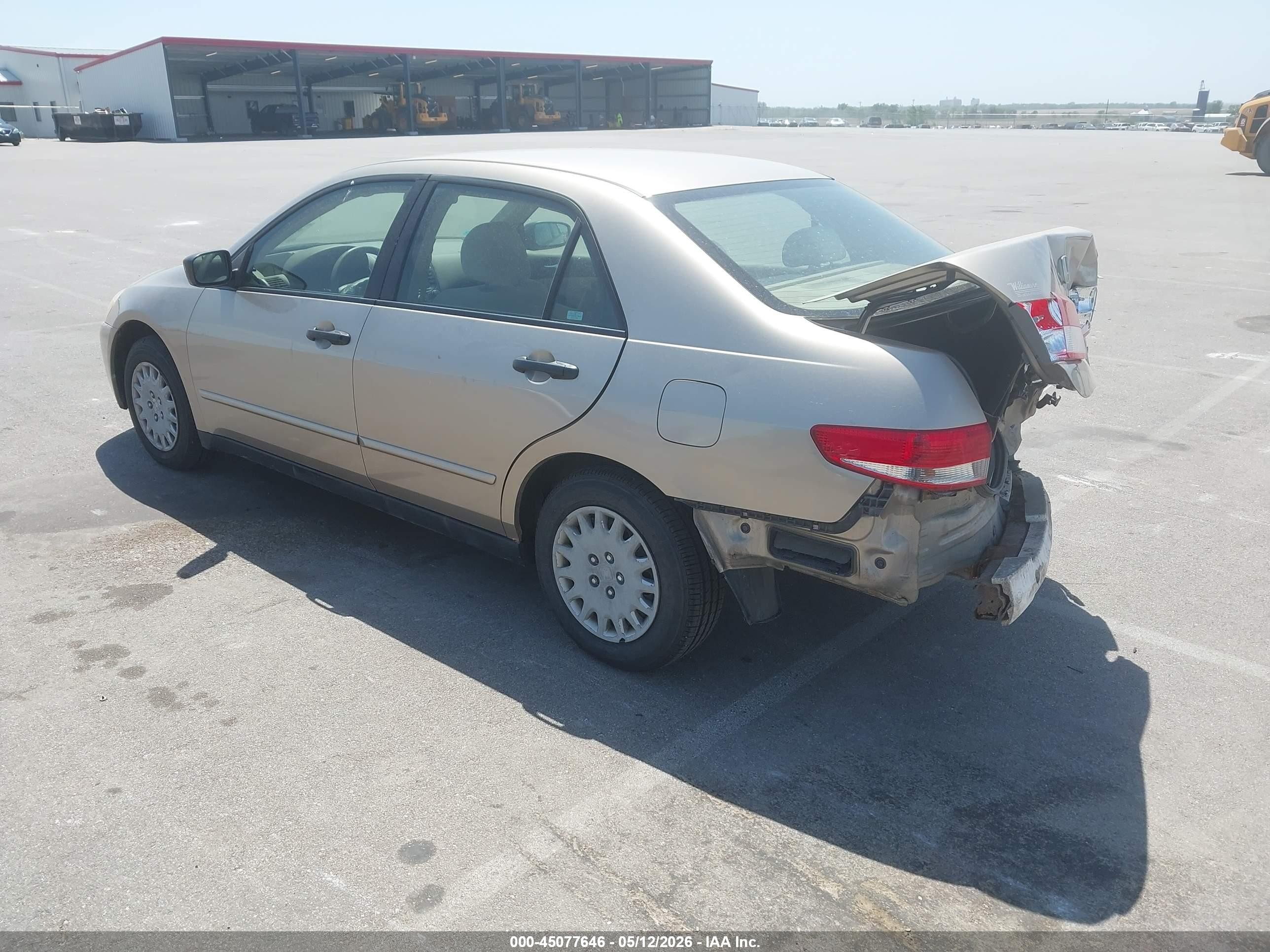 2003 Honda Accord 2.4 Dx Tan vin: JHMCM56163C079383