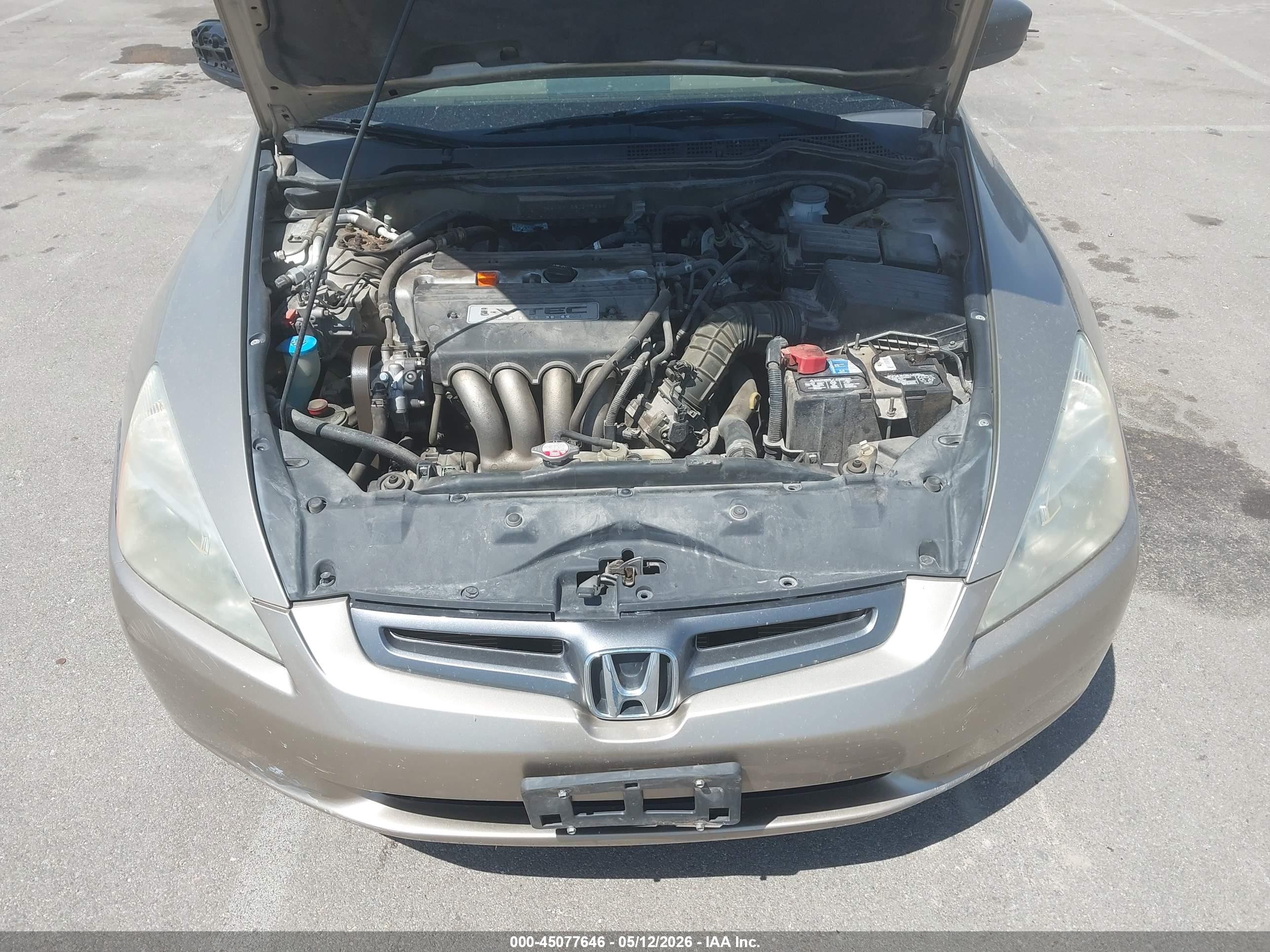 2003 Honda Accord 2.4 Dx Tan vin: JHMCM56163C079383