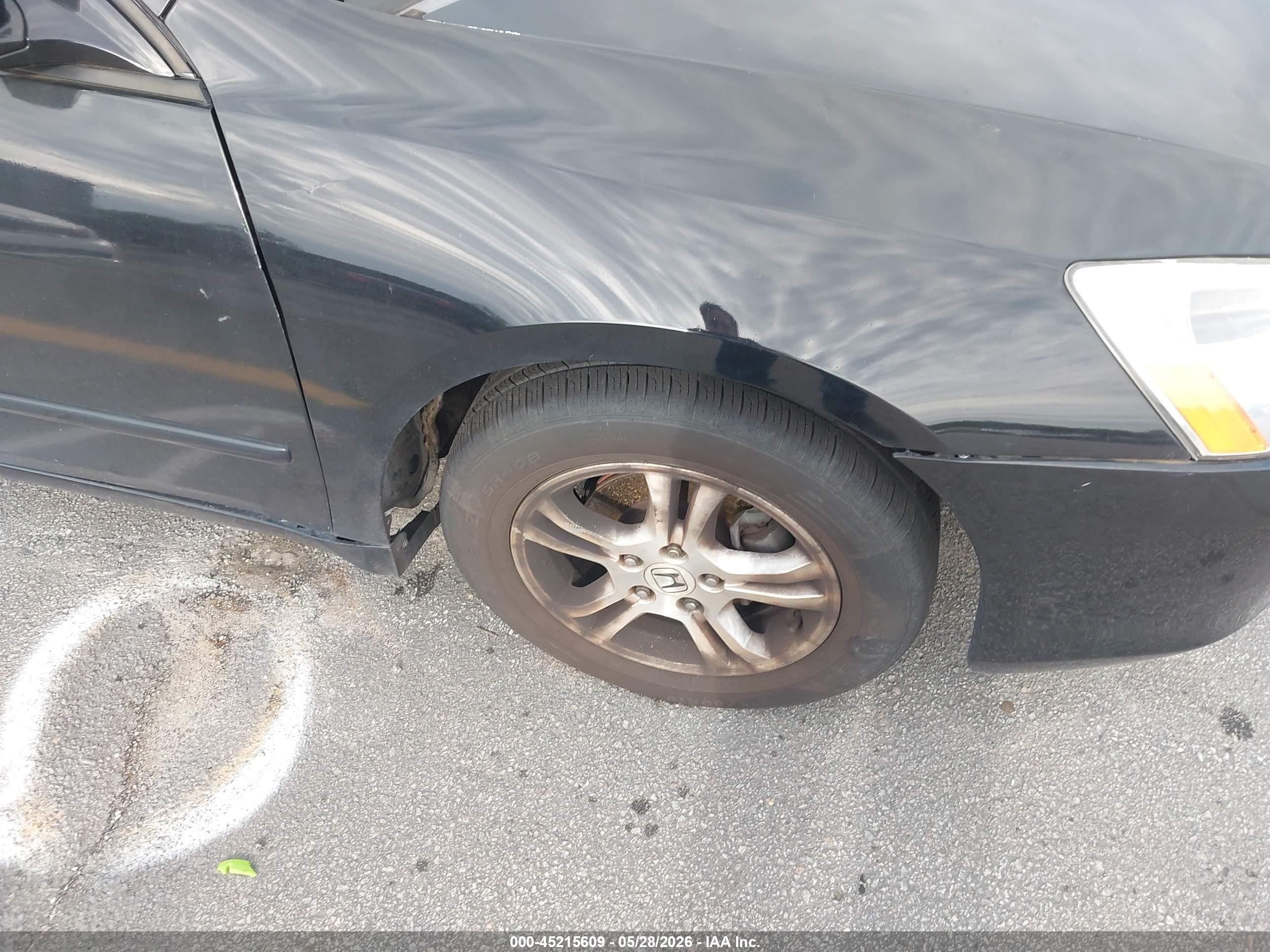 2007 Honda Accord 2.4 Vp Черный vin: JHMCM56167C010909