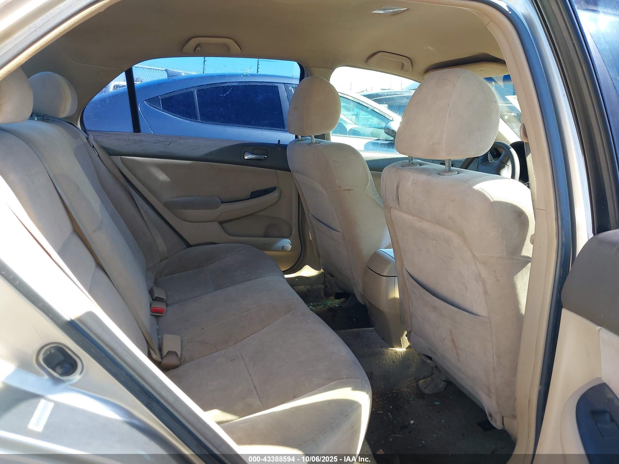2007 Honda Accord 2.4 Vp Желто-коричневый vin: JHMCM56187C009793