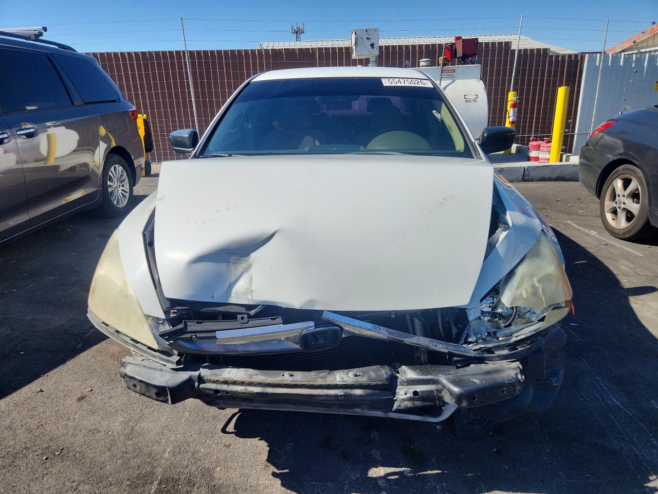 2007 Honda Accord Value White vin: JHMCM56197C014047