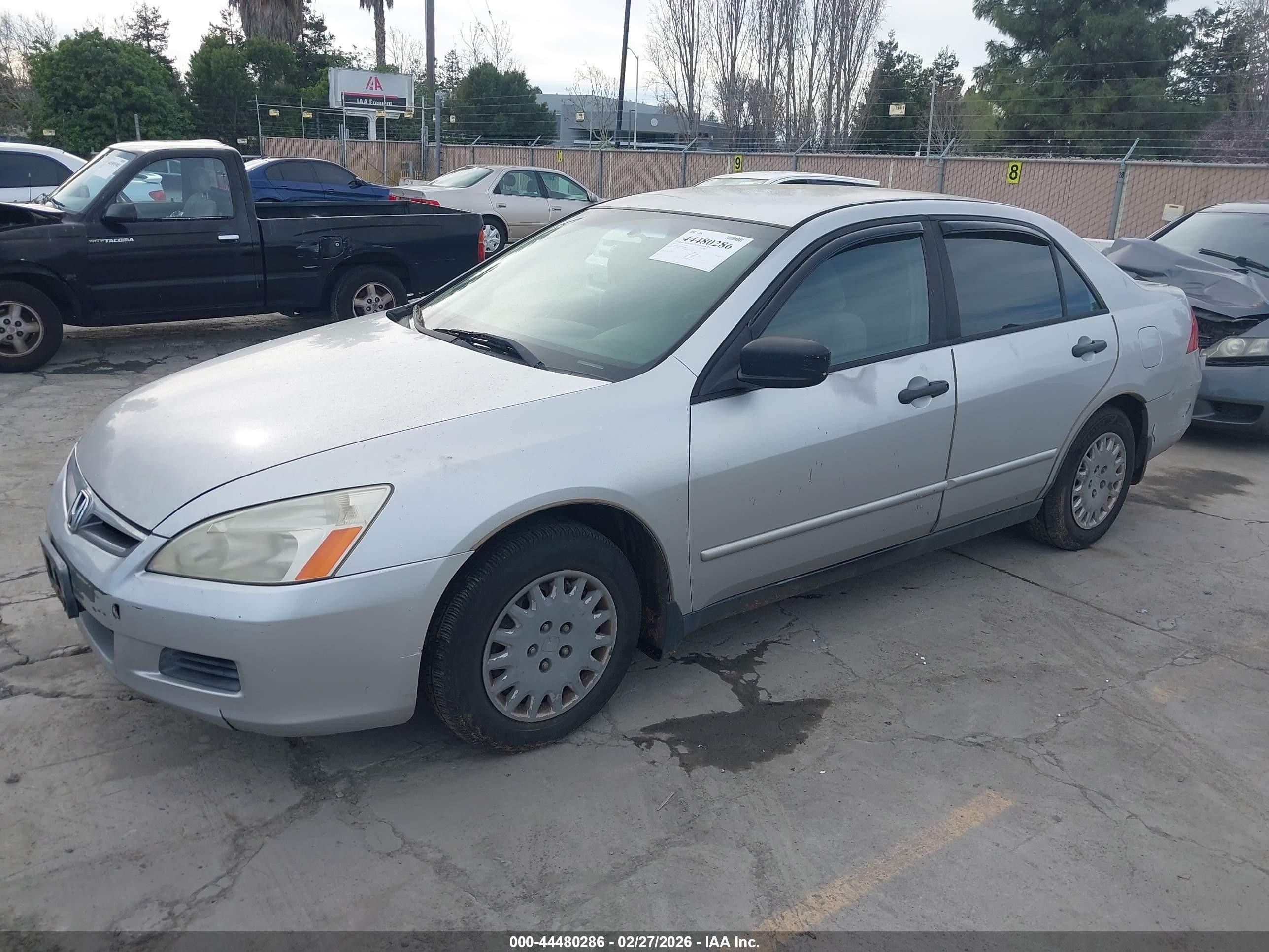 2007 Honda Accord 2.4 Vp Silver vin: JHMCM56197C015487