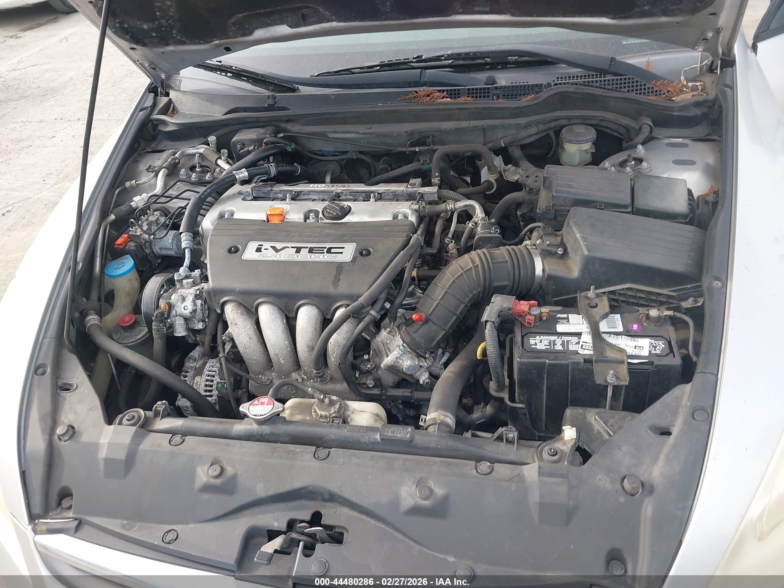 2007 Honda Accord 2.4 Vp Silver vin: JHMCM56197C015487