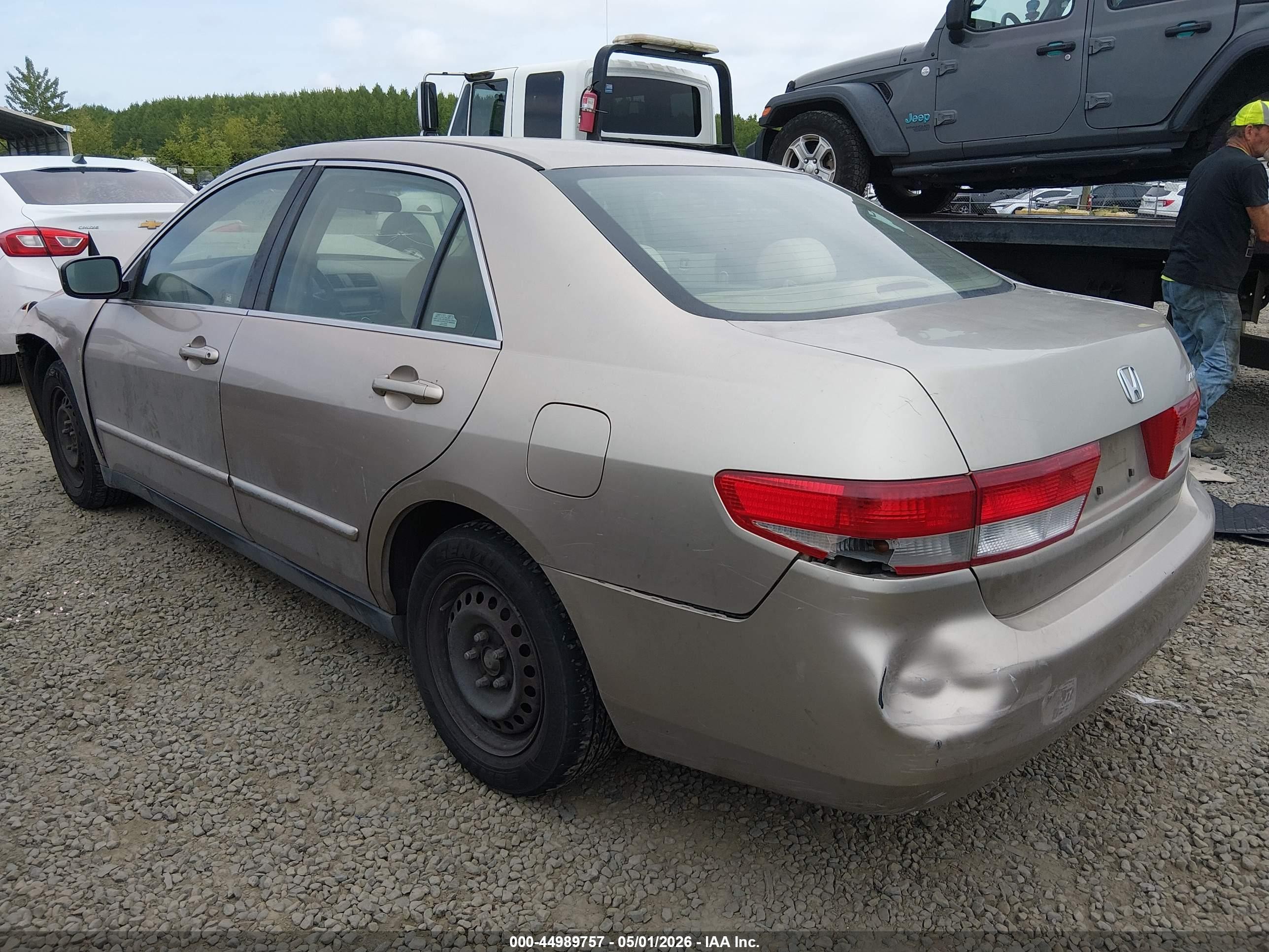 2003 Honda Accord 2.4 Lx Коричневый vin: JHMCM56303C022839