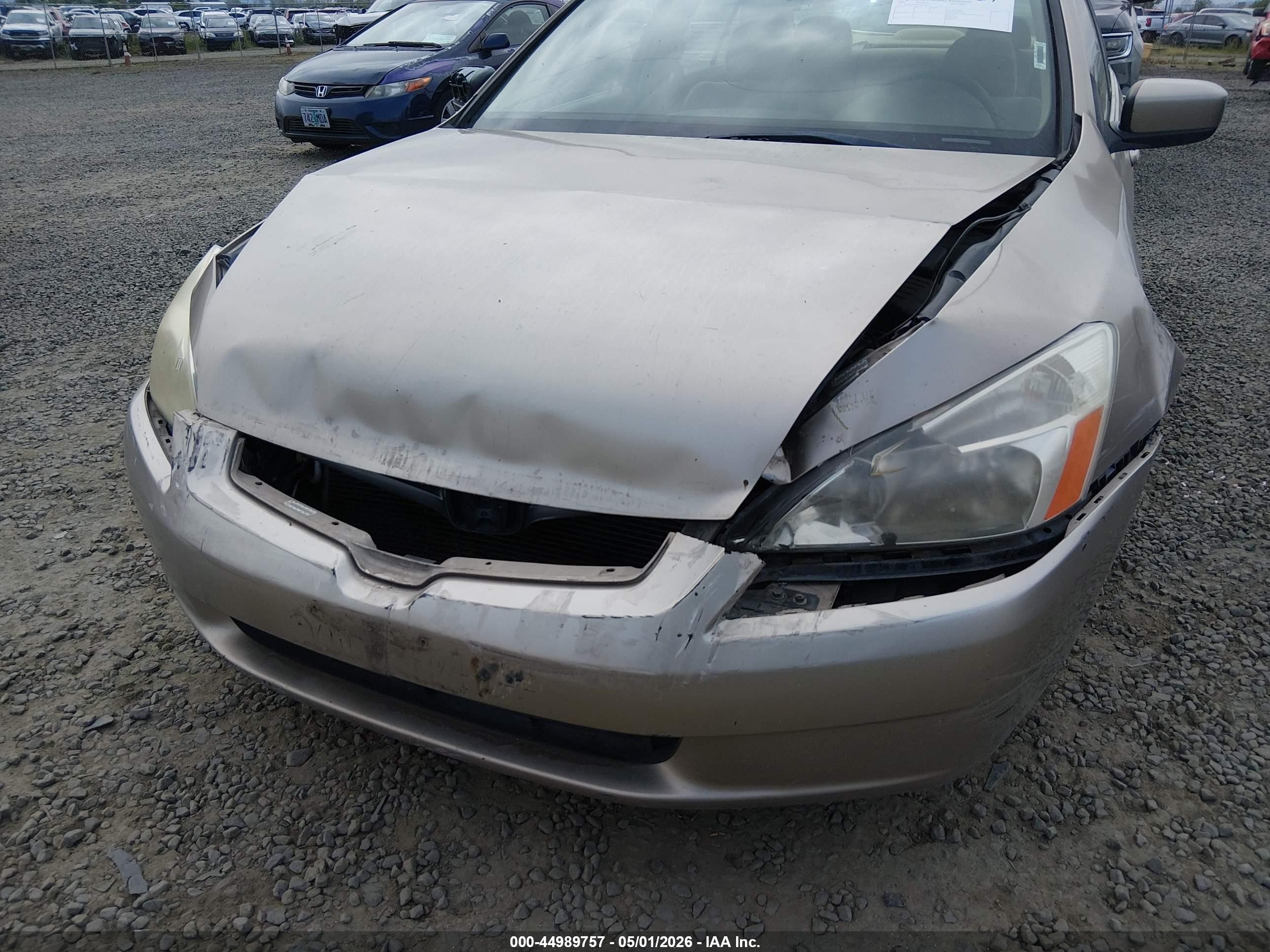 2003 Honda Accord 2.4 Lx Коричневый vin: JHMCM56303C022839