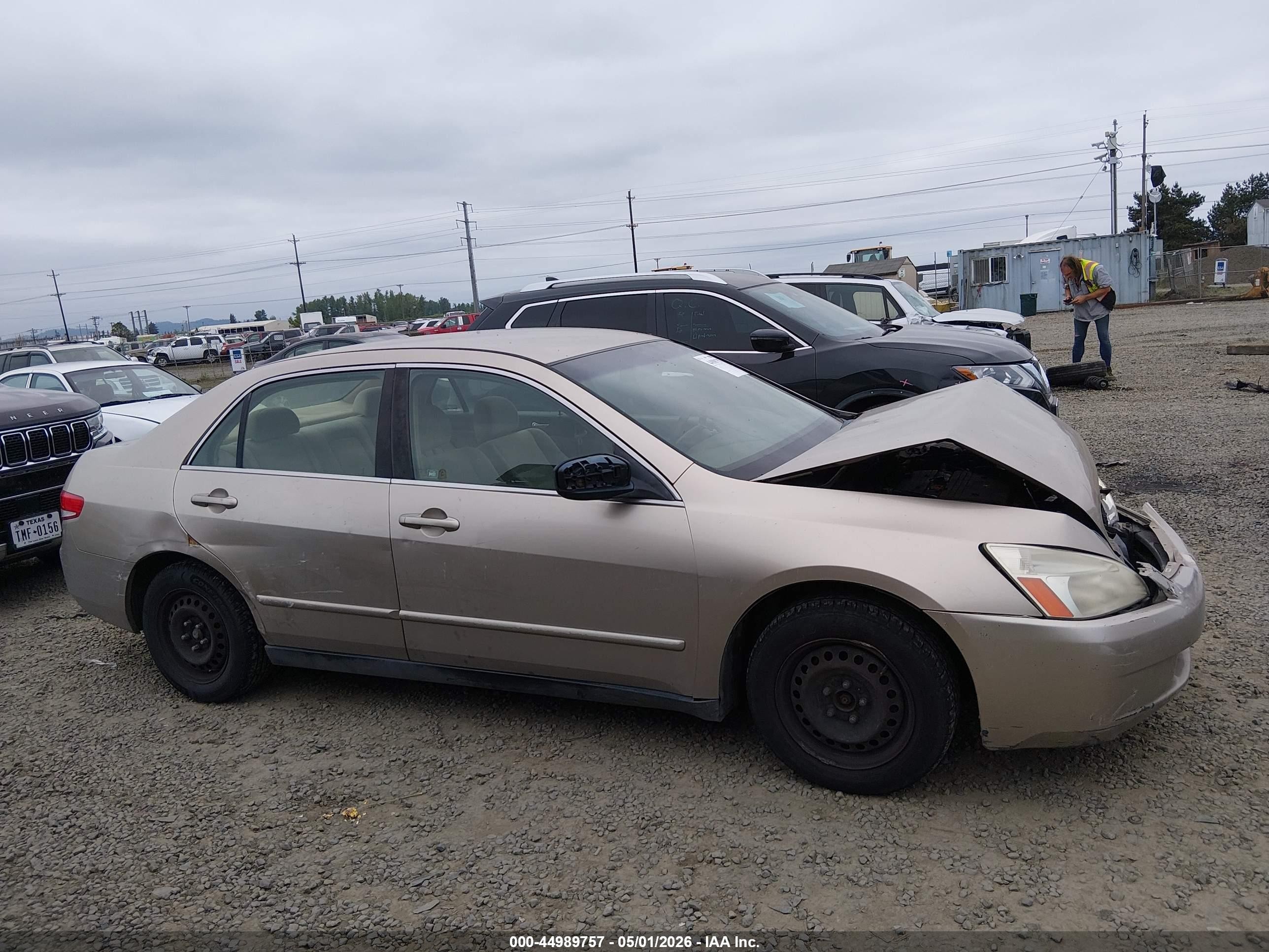 2003 Honda Accord 2.4 Lx Коричневый vin: JHMCM56303C022839