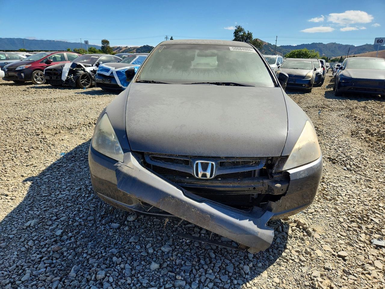2003 Honda Accord Lx Gray vin: JHMCM56303C031055