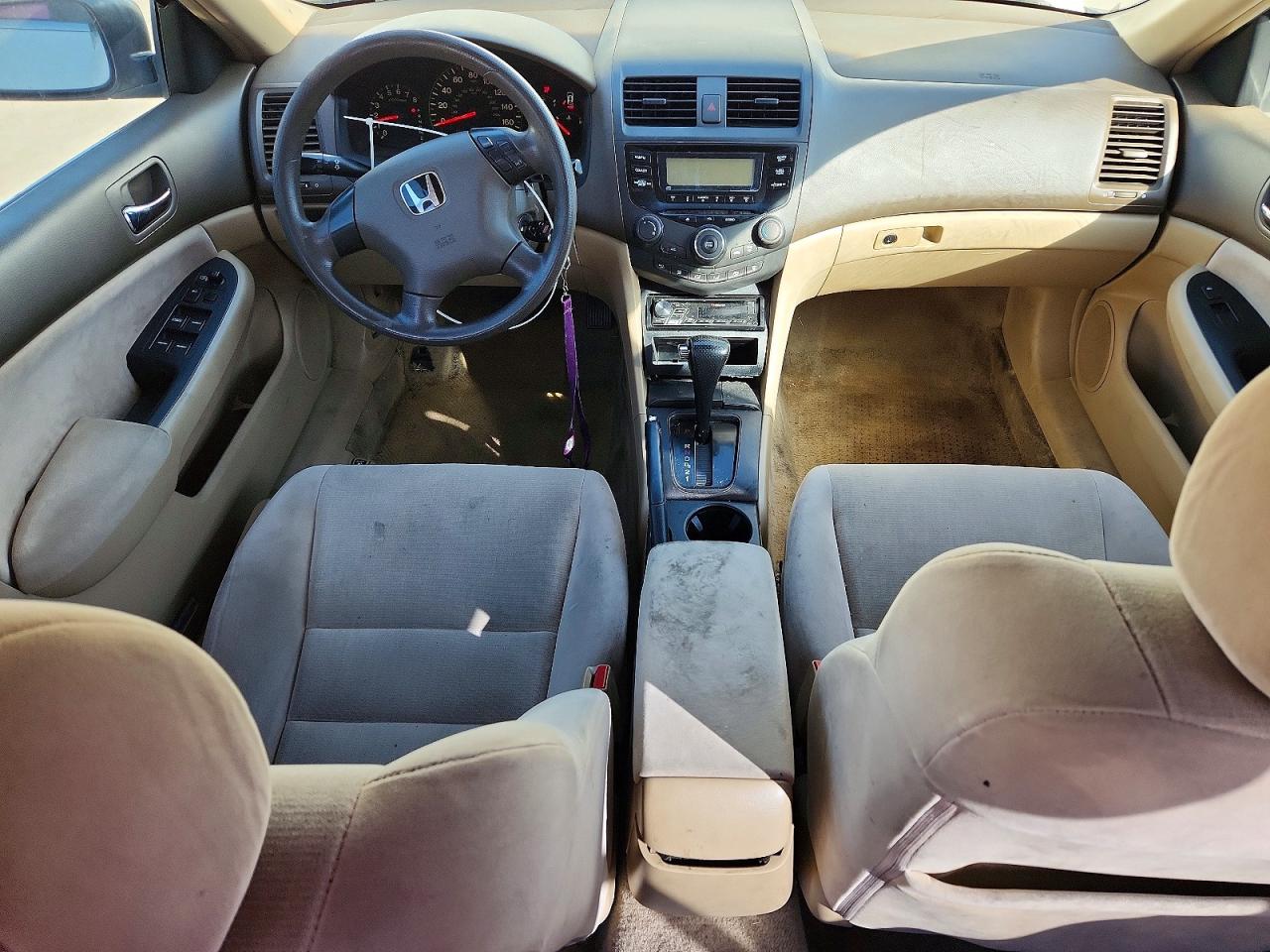 2003 Honda Accord Lx White vin: JHMCM56303C062466