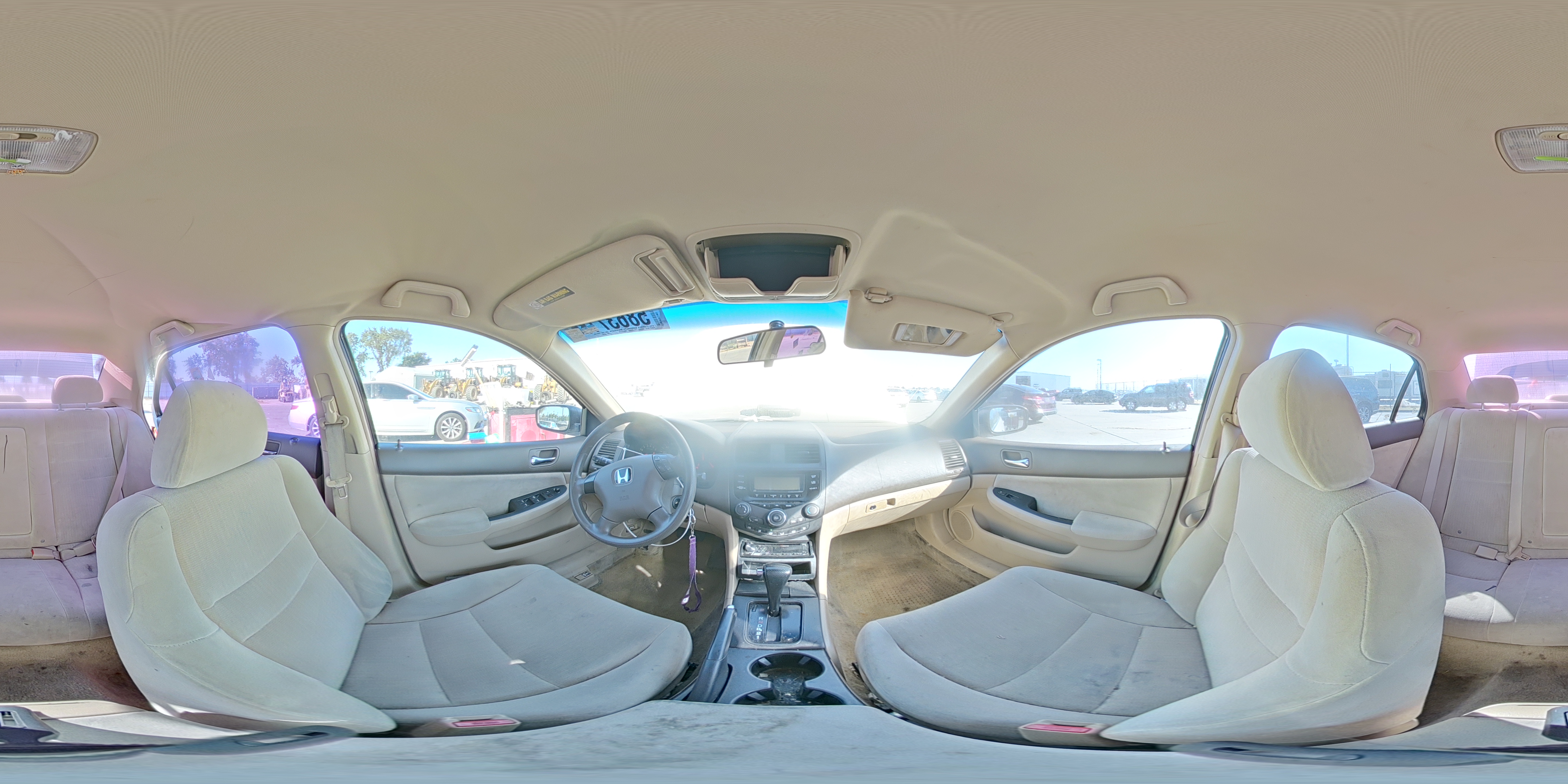 2003 Honda Accord Lx White vin: JHMCM56303C062466