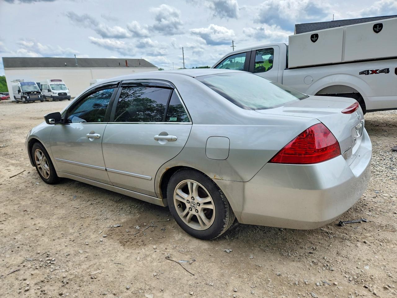 2007 Honda Accord Se Серебряный vin: JHMCM56307C013676