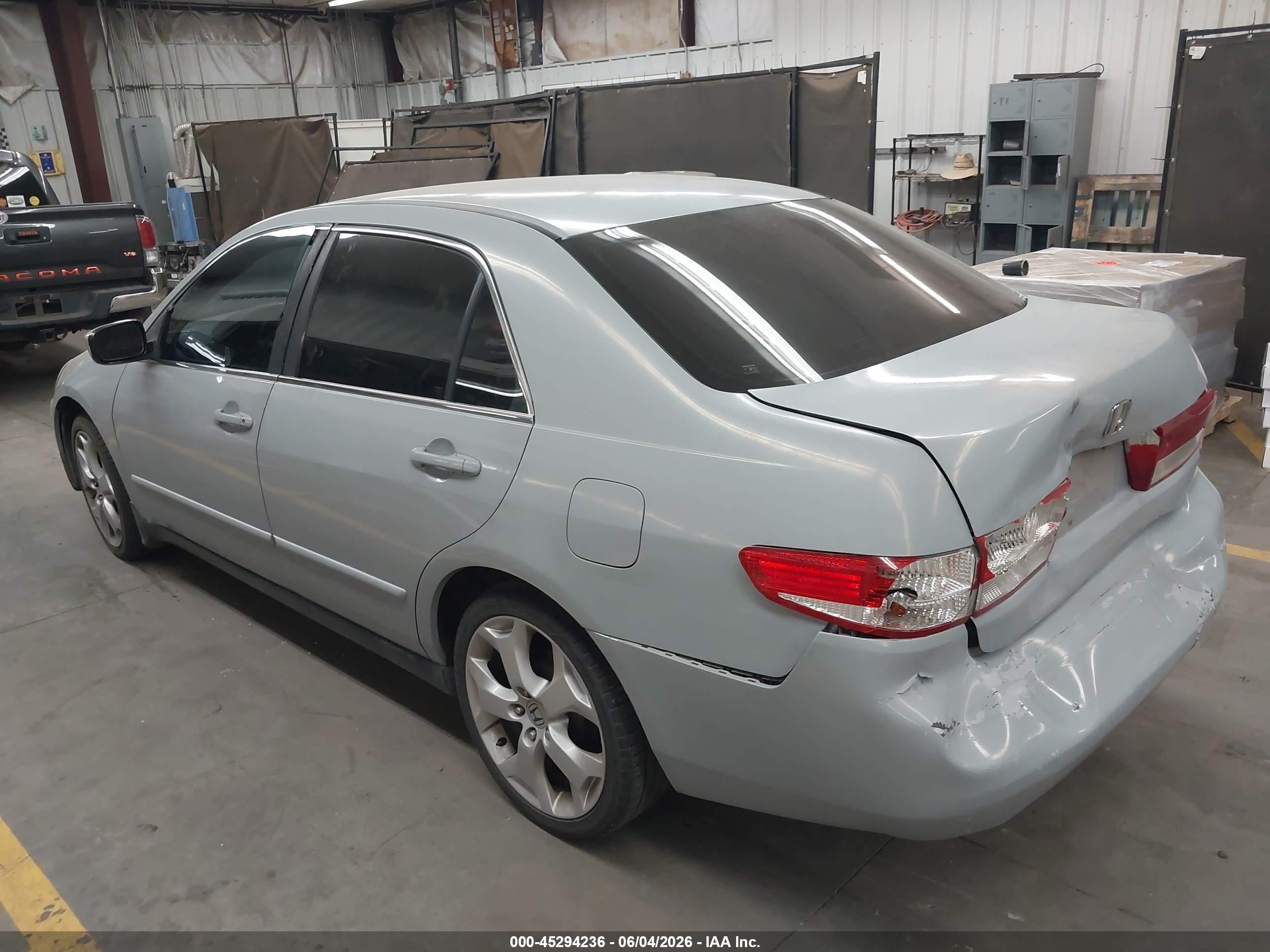 2004 Honda Accord 2.4 Lx Light Blue vin: JHMCM56314C016775