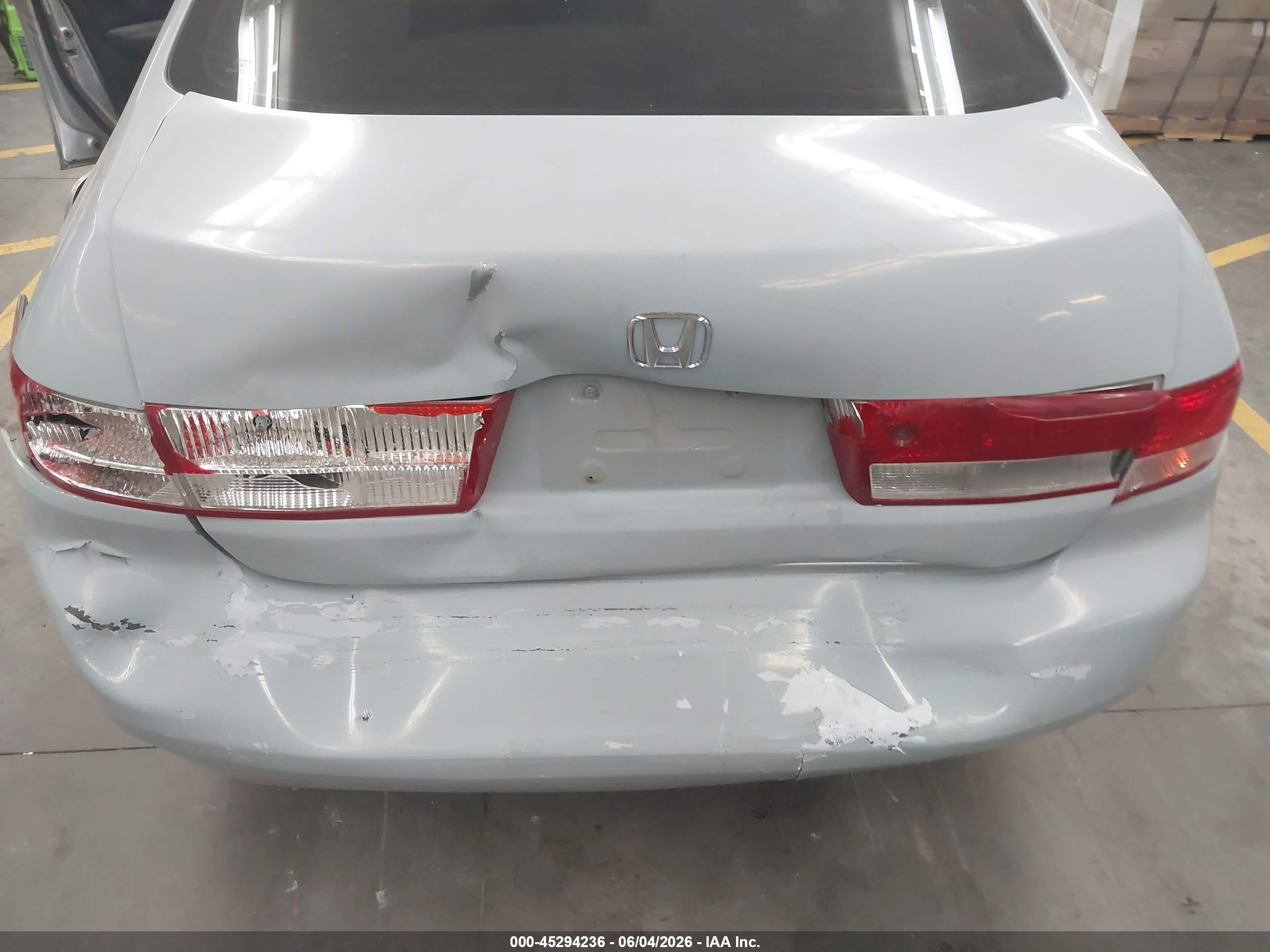2004 Honda Accord 2.4 Lx Light Blue vin: JHMCM56314C016775