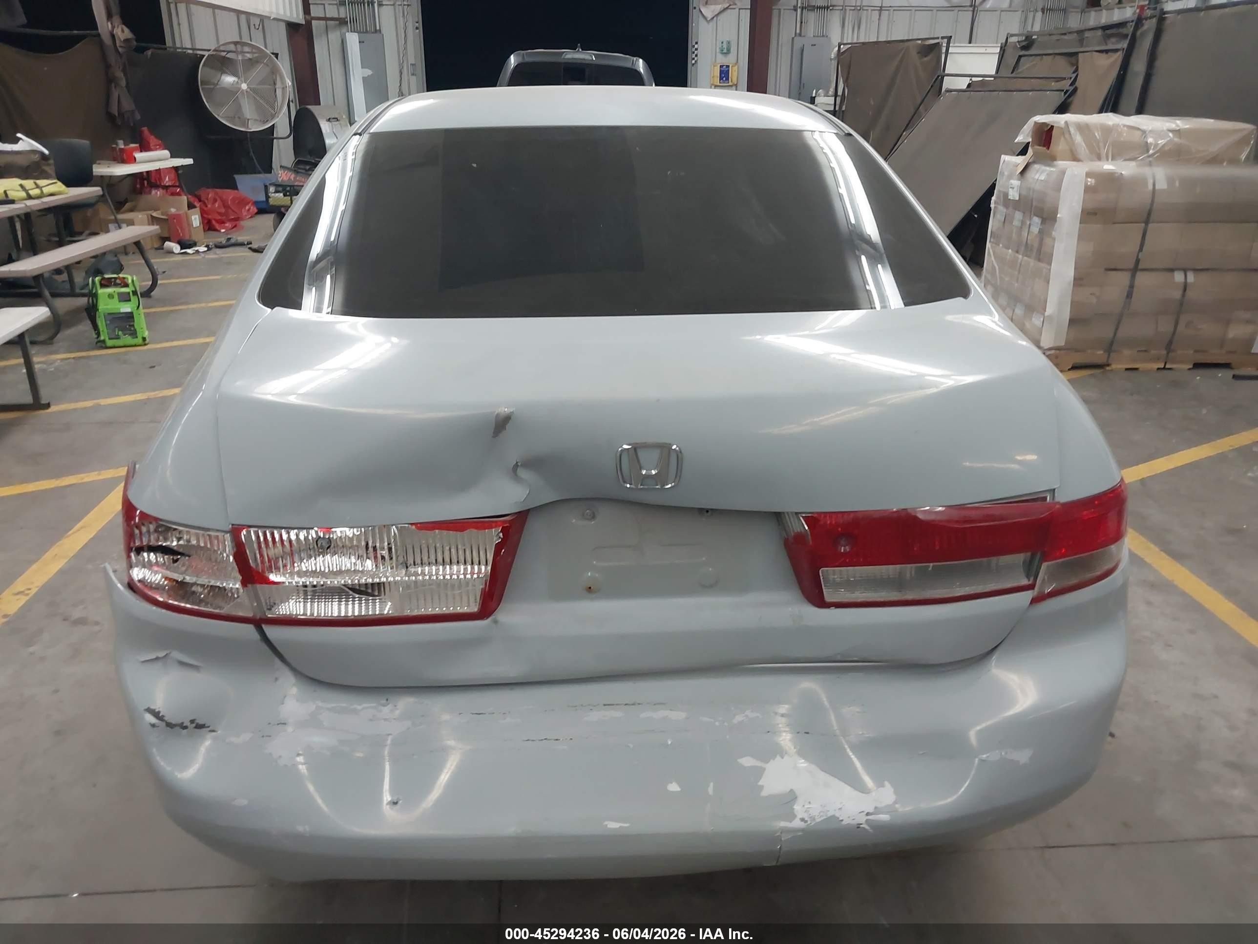 2004 Honda Accord 2.4 Lx Light Blue vin: JHMCM56314C016775